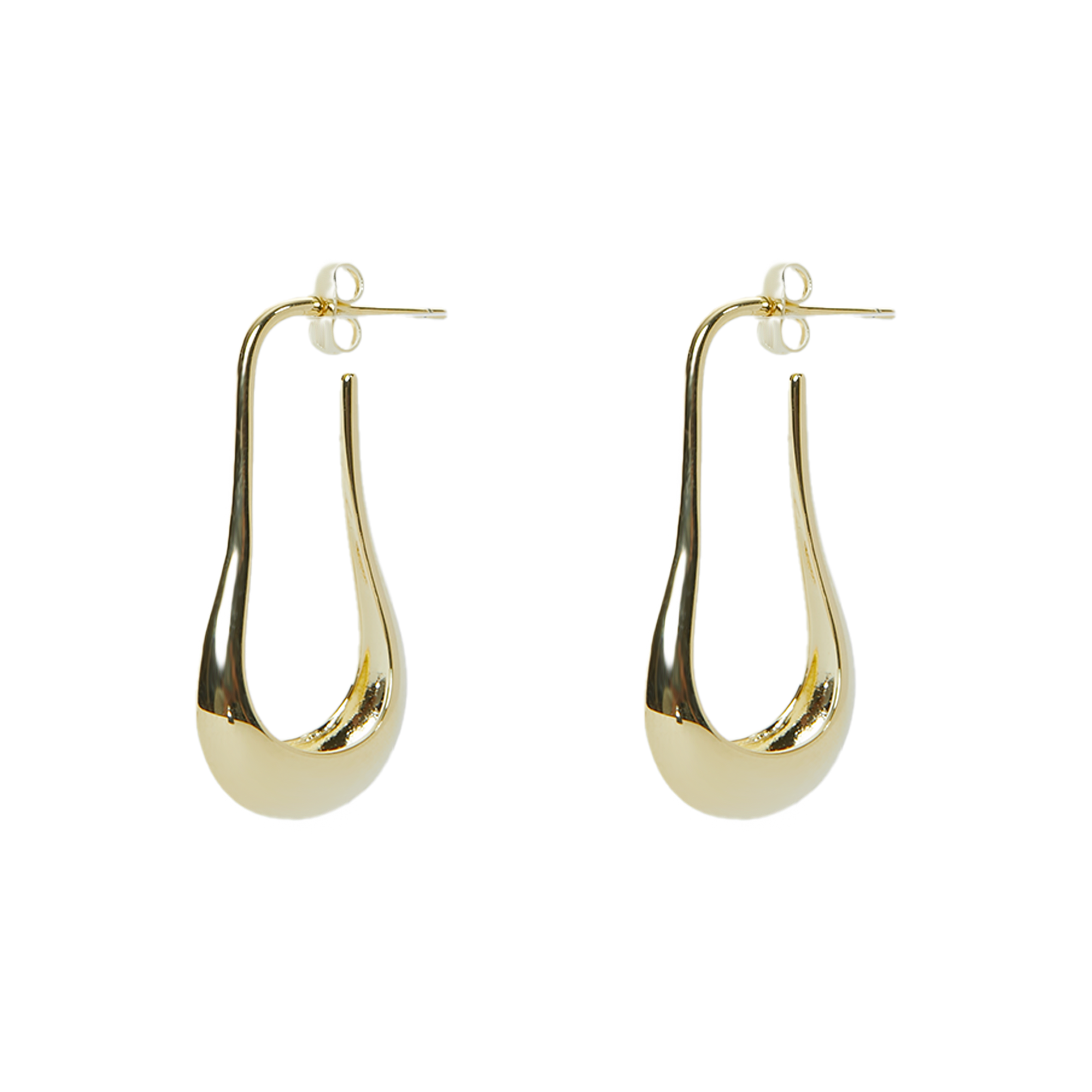 THE GEOMETRIC PEAR EARRING