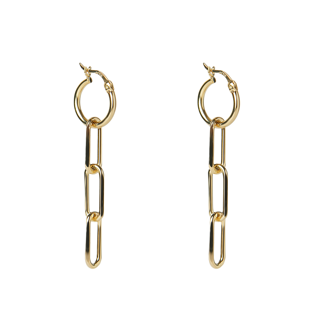 ARGENTO VIVO Statement Chain Hoops