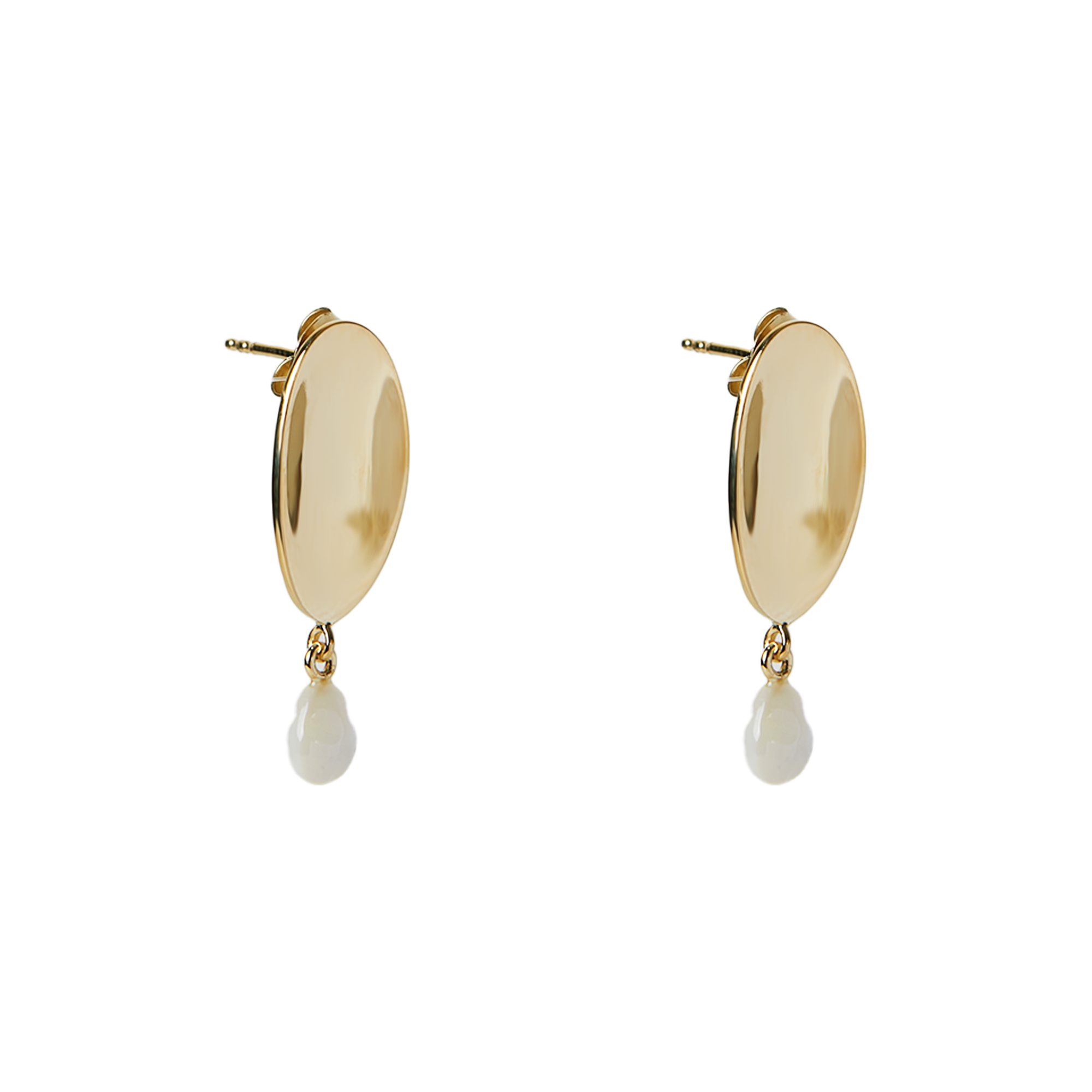 THE OVAL DROP EARRING