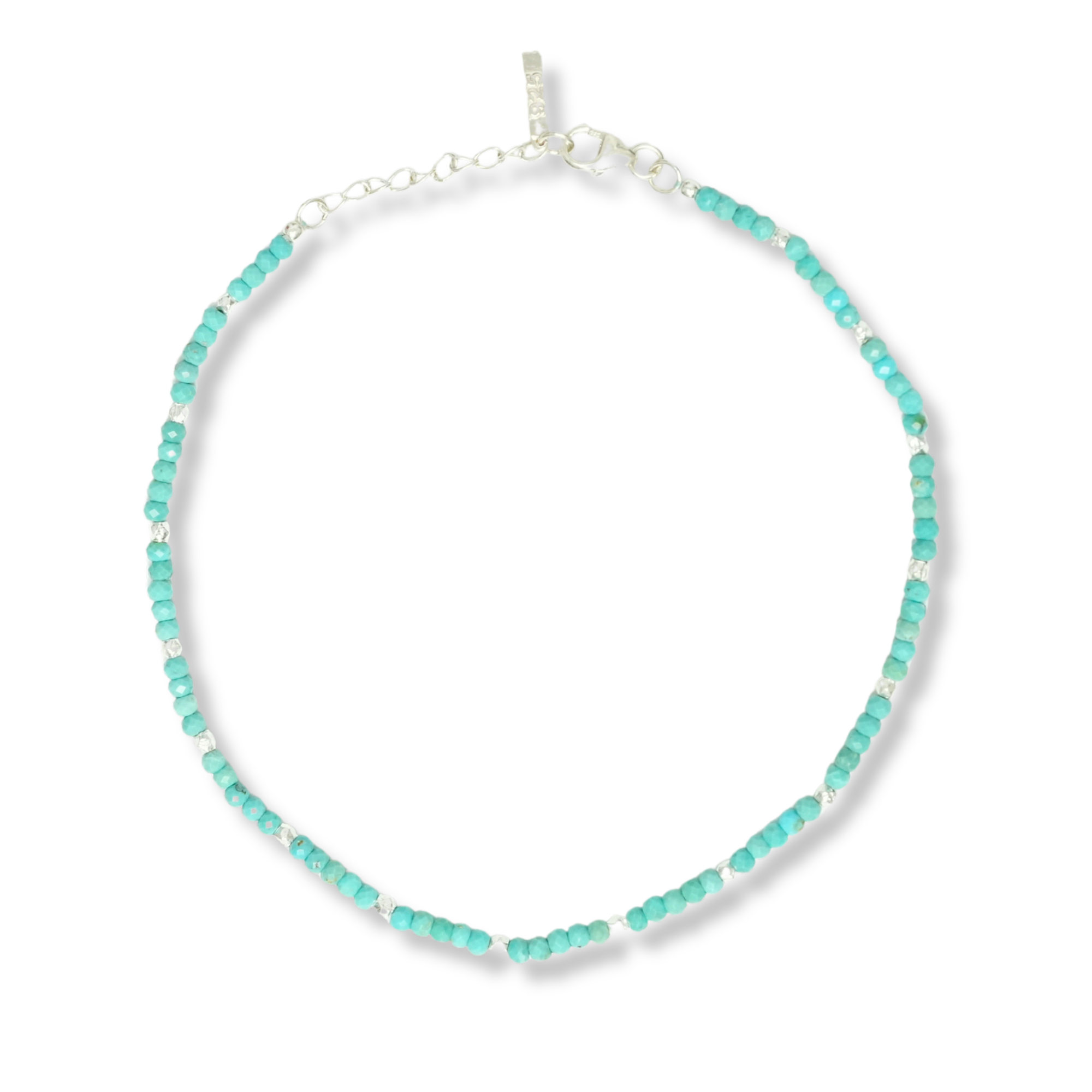 THE TURQUOISE NUGGET ANKLET