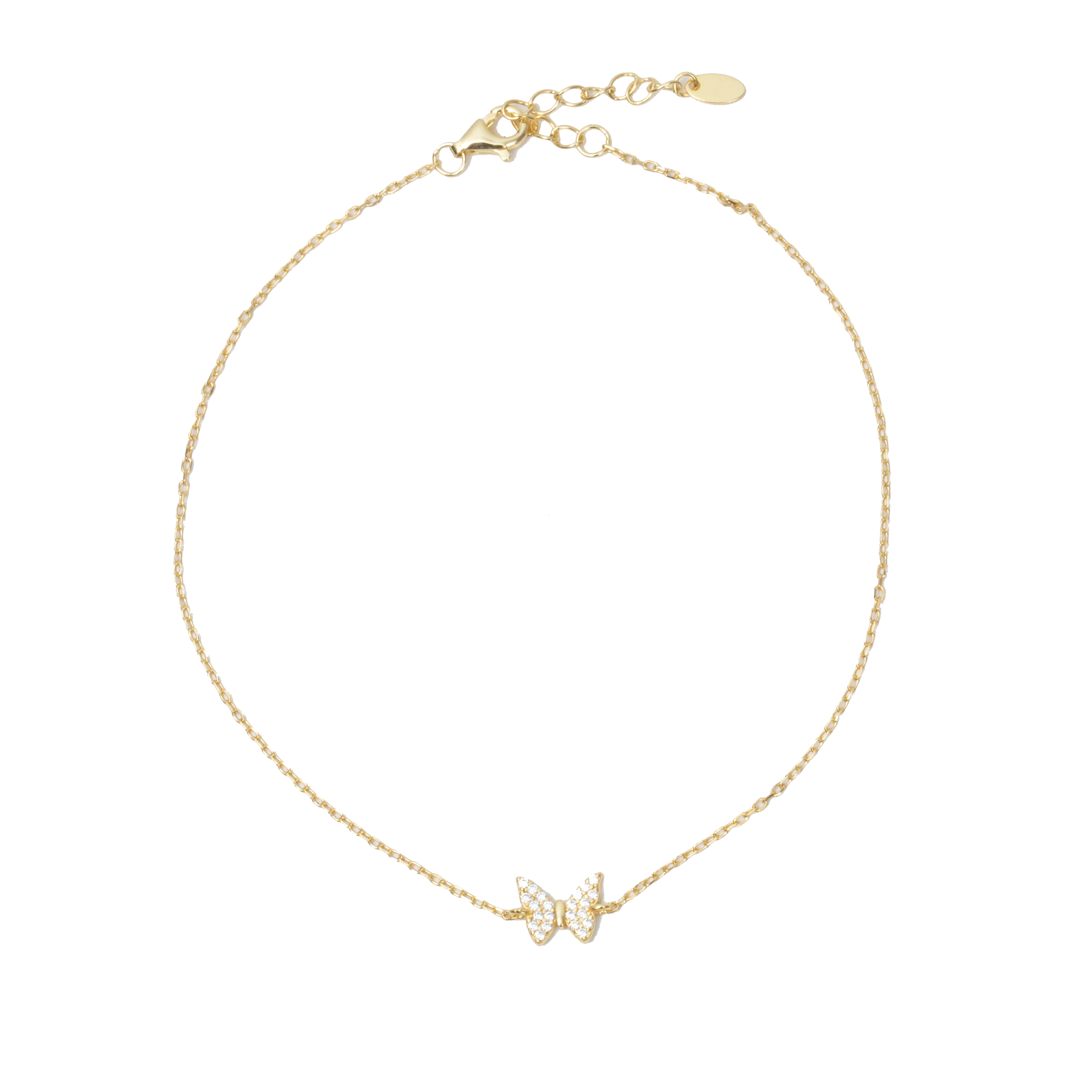 THE CZ BUTTERFLY ANKELT