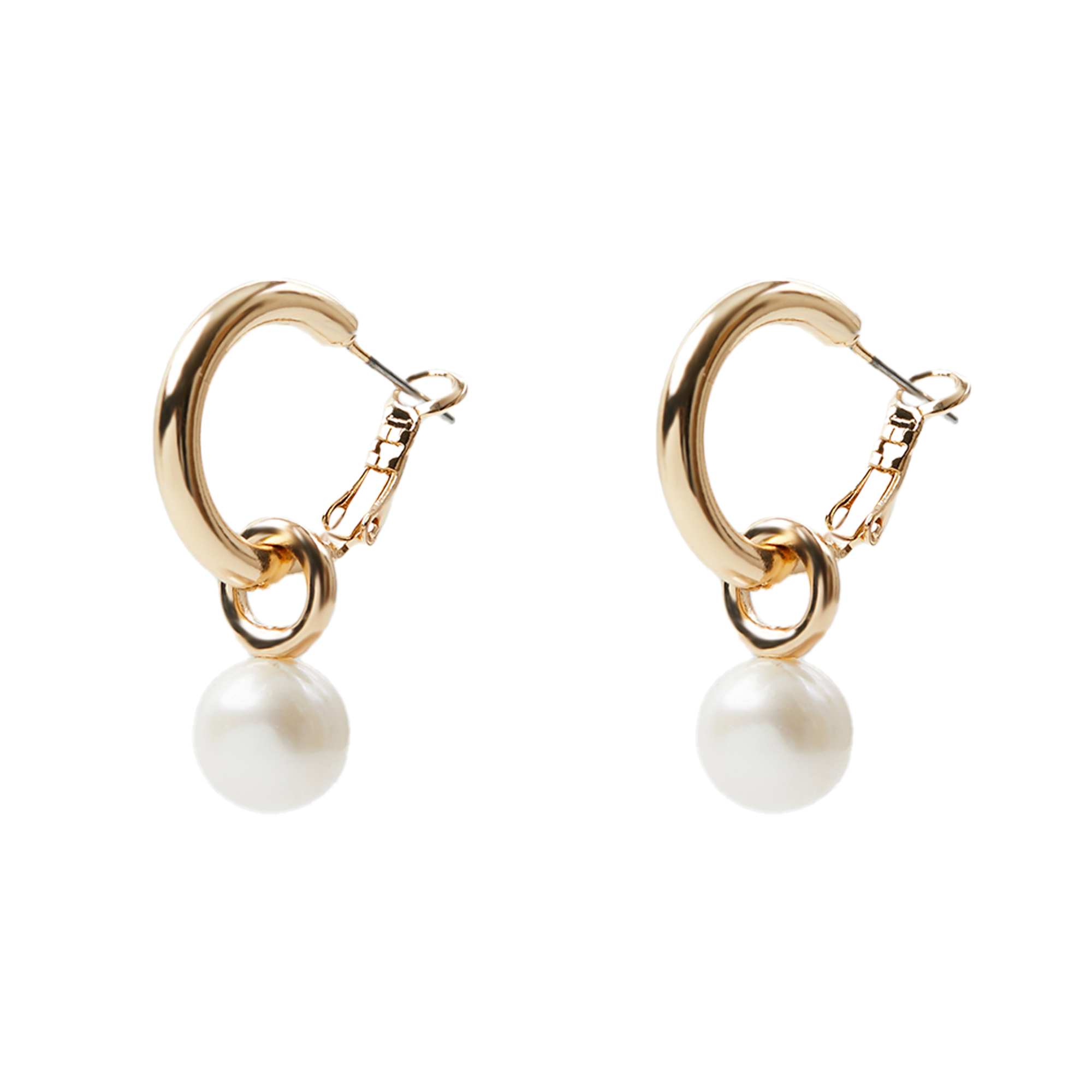 THE PEARL DROP HOOPS