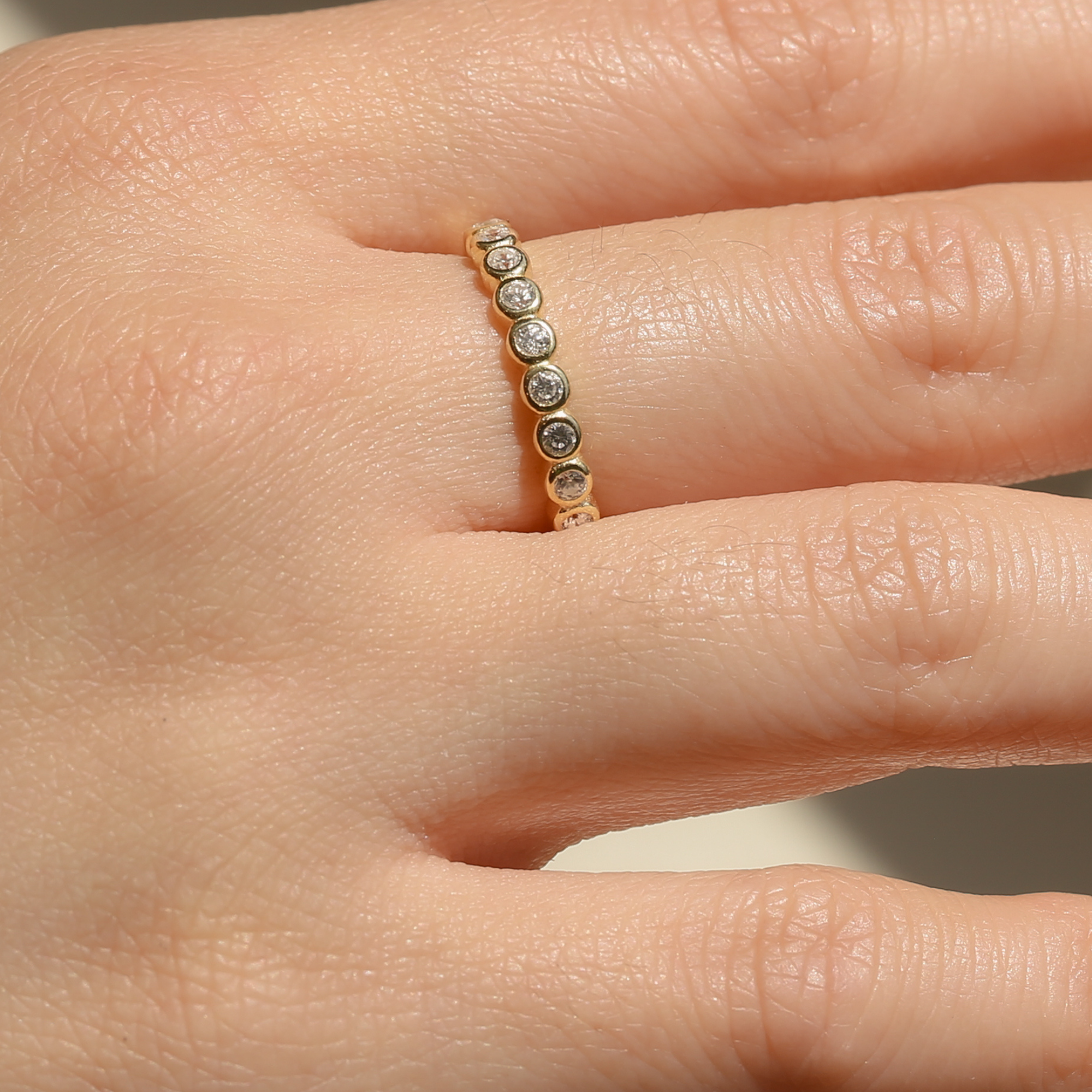 CZ BEZEL RING