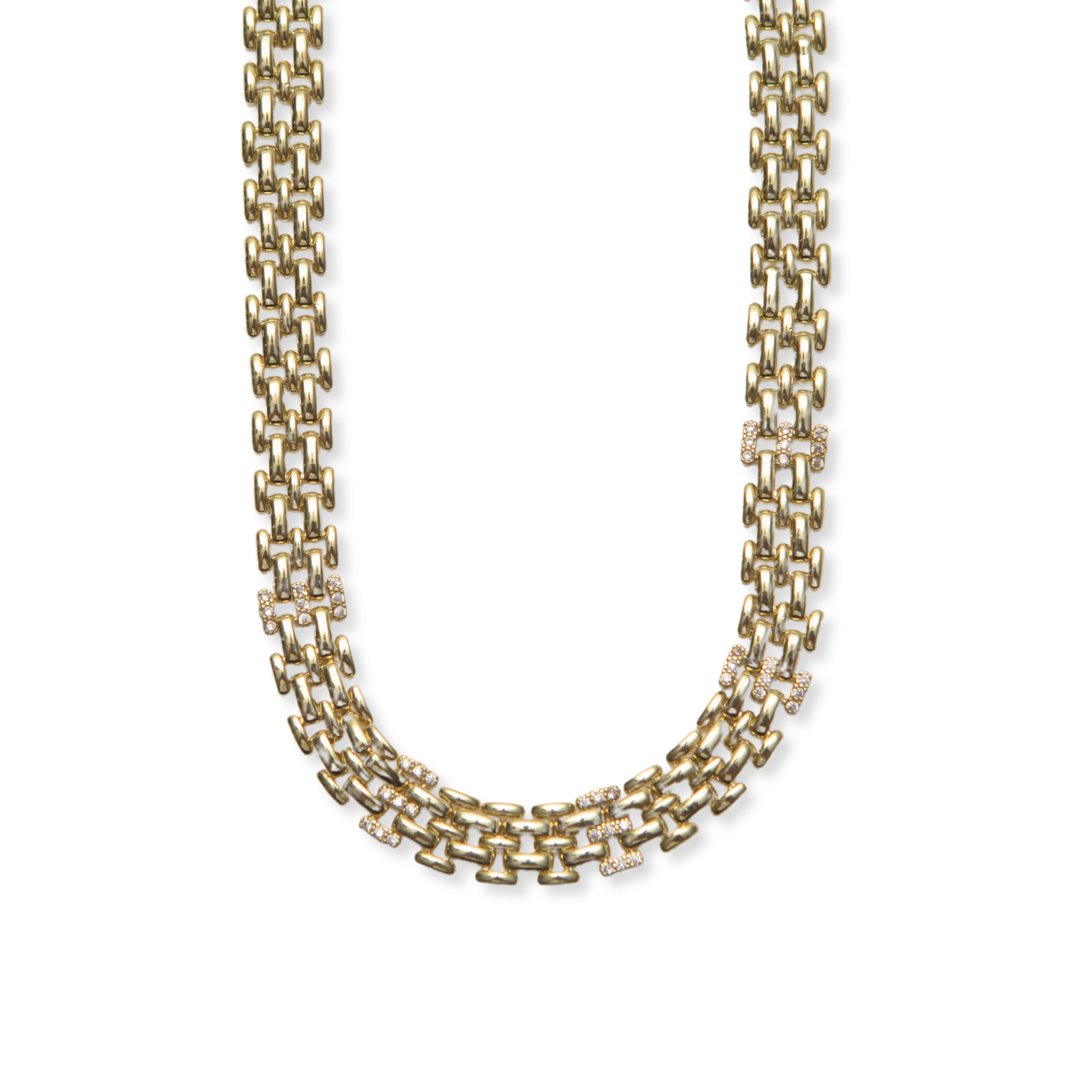 PAVÉ PANTHERA LINK NECKLACE