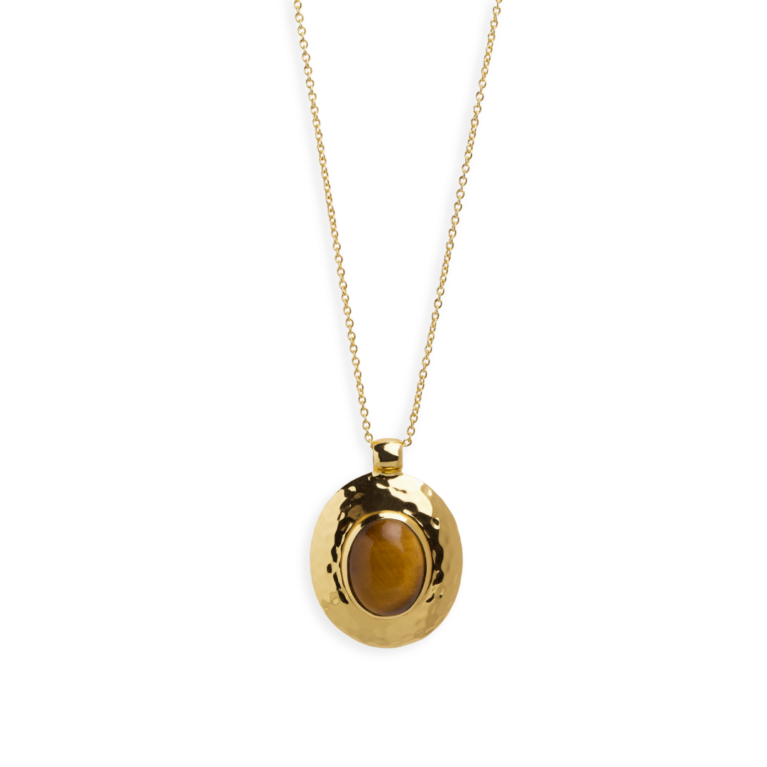 TERRA NECKLACE — TIGER'S EYE