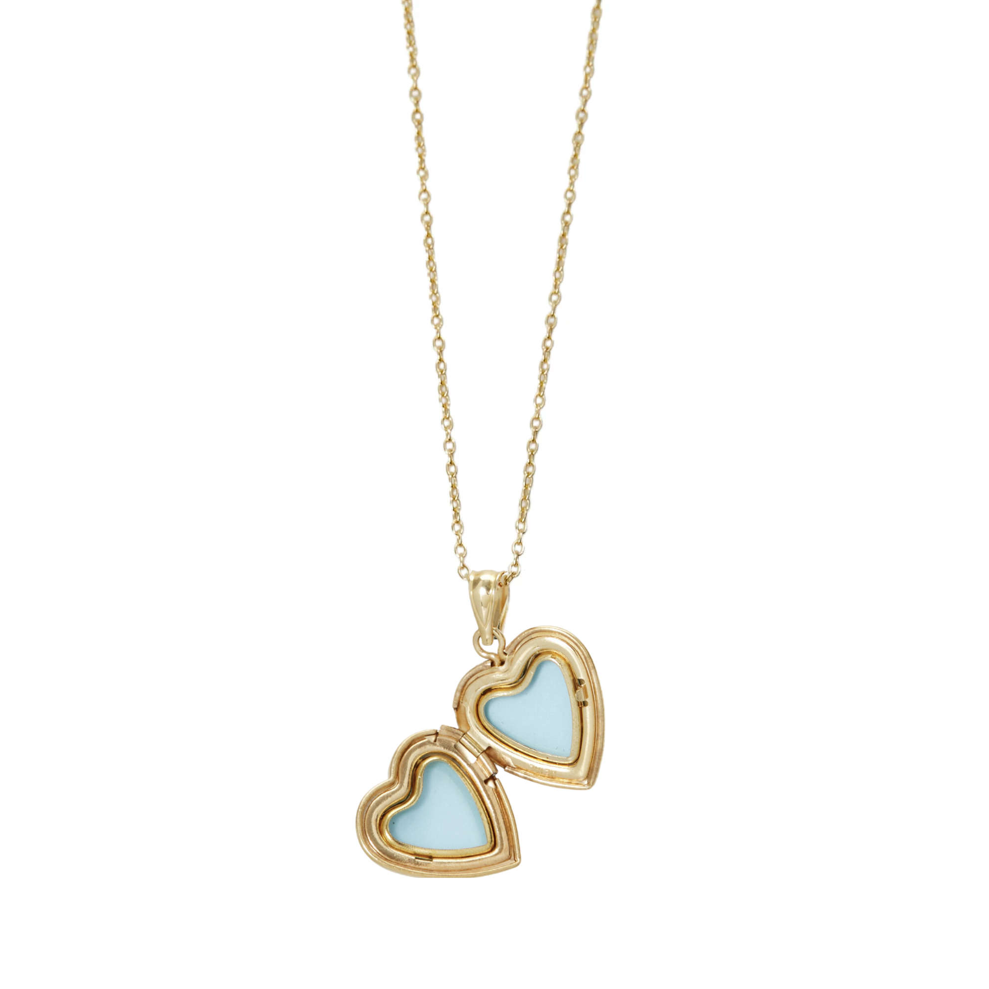 THE POLISHED HEART LOCKET NECKLACE