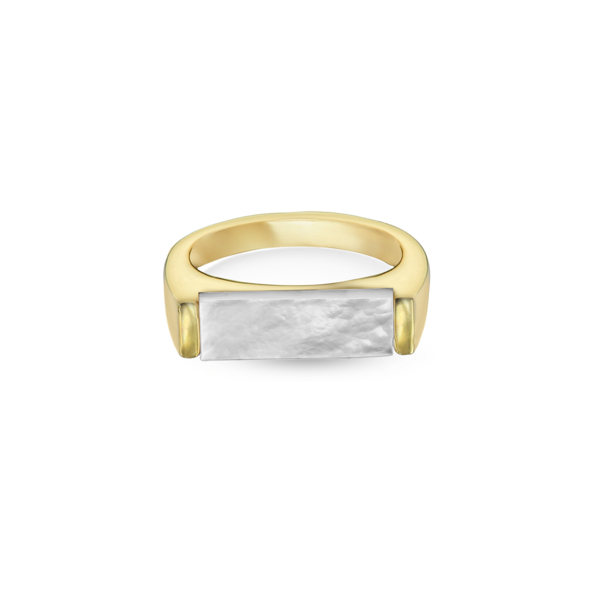 THE ELLE MOTHER OF PEARL RING