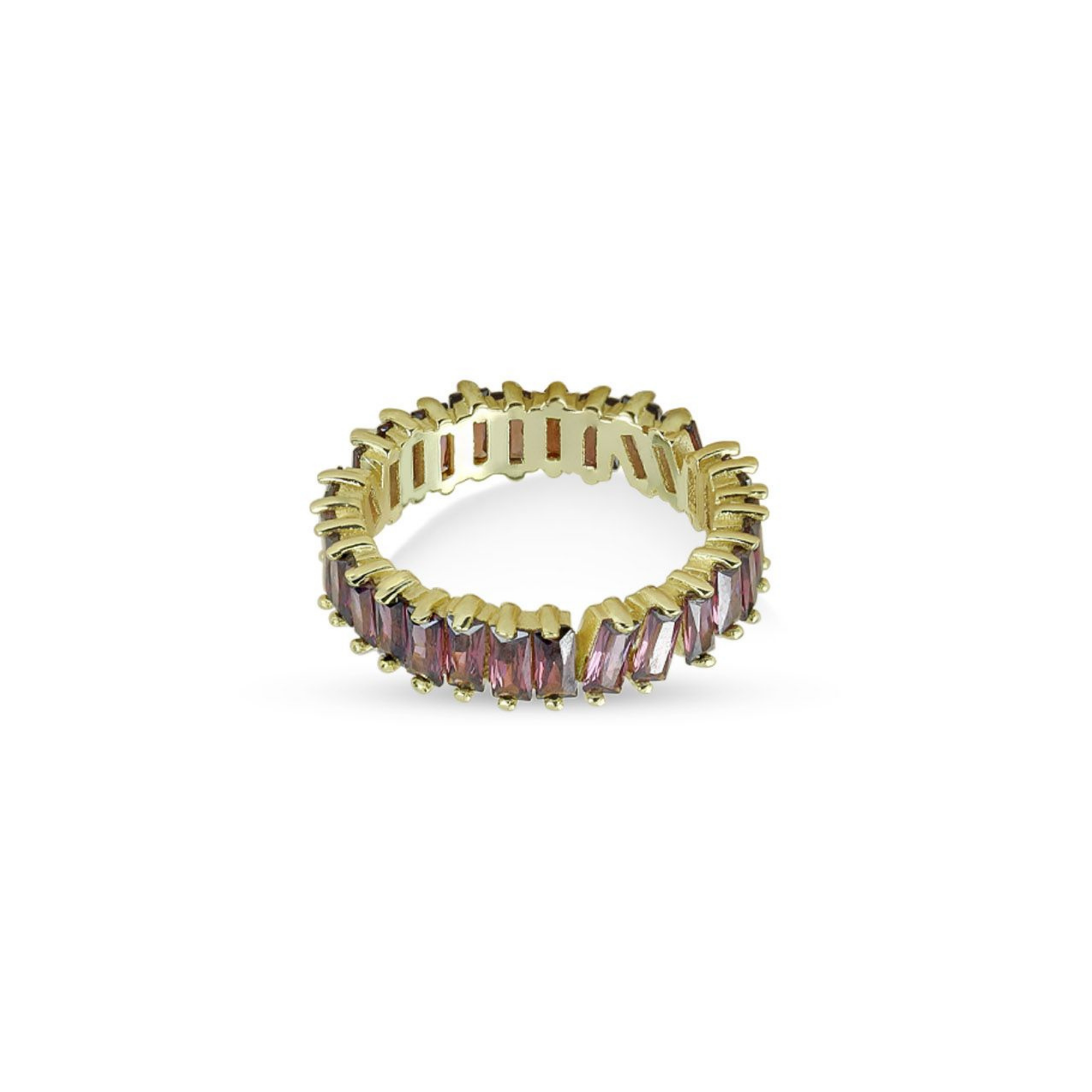 THE AMETHYST KARLA BAGUETTE RING