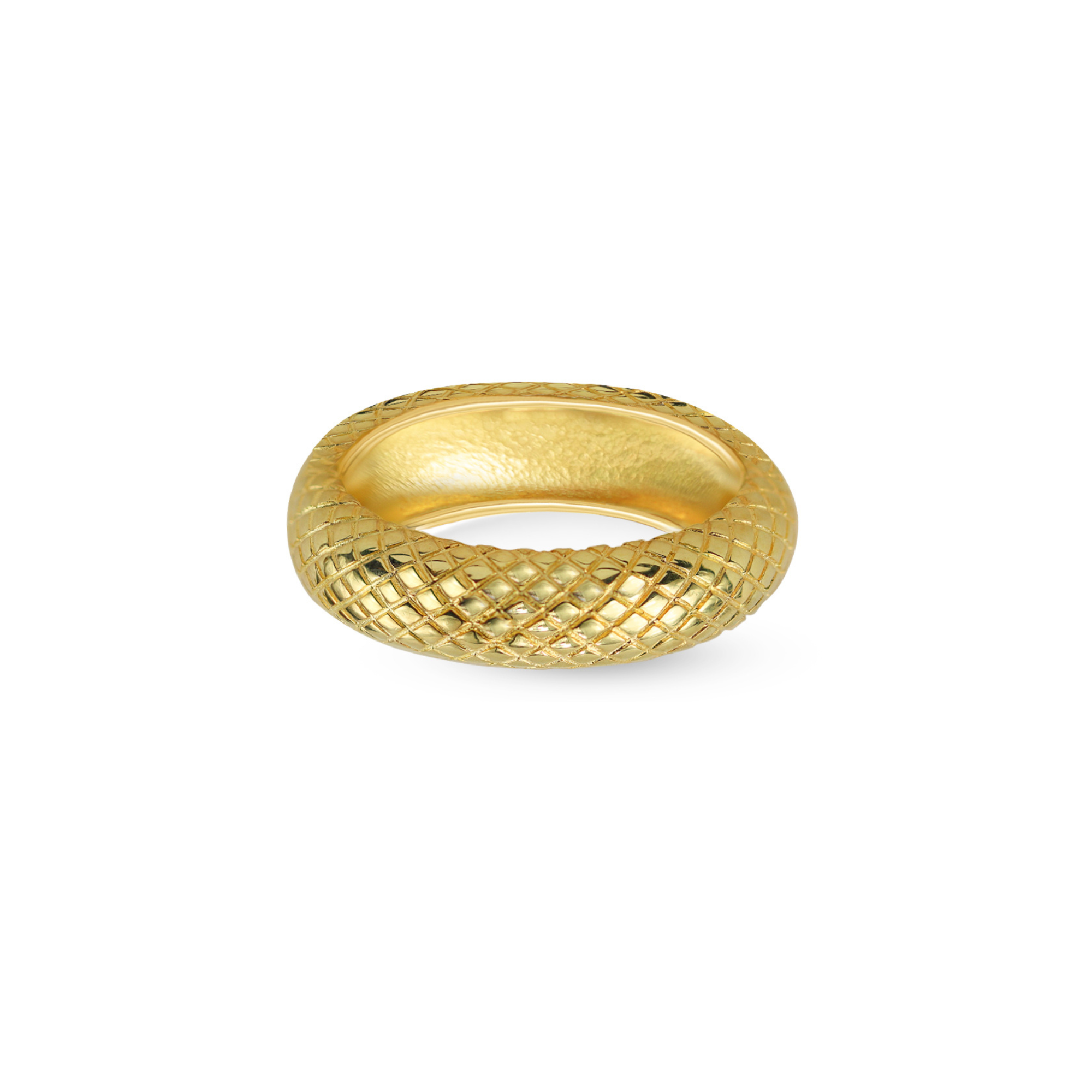 THE TEXTURED CYLINE RING