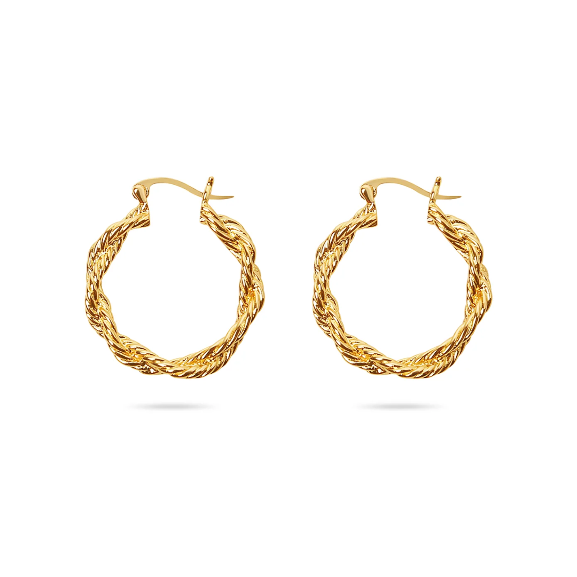 THE TEXTURED ROPE EARRINGS (EMILY DIDONATO X ARGENTO VIVO)