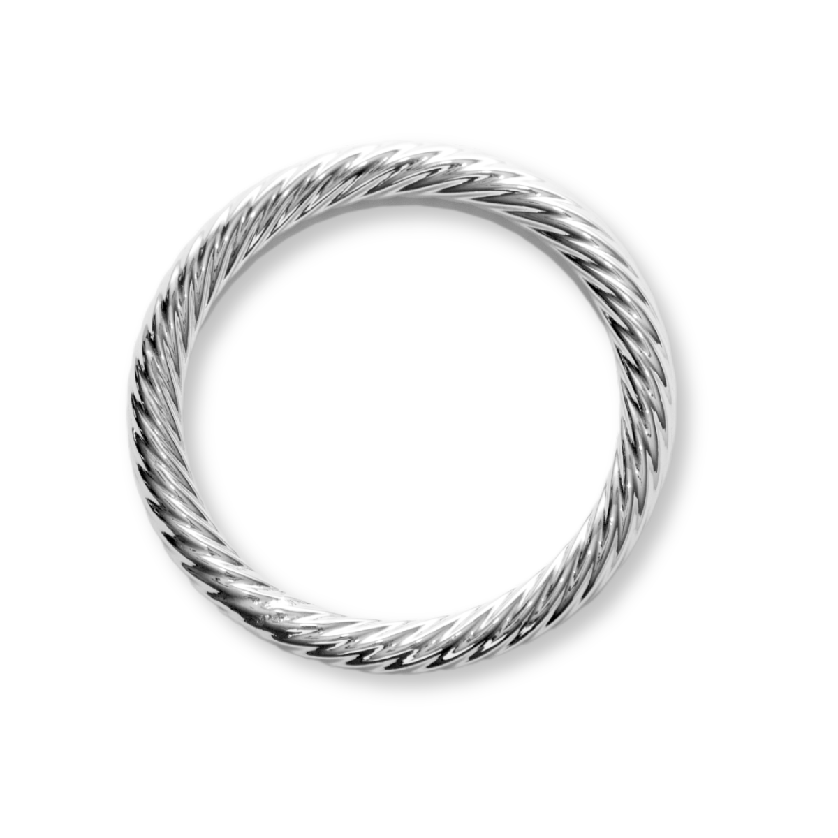 TWISTED WHITNEY BANGLE