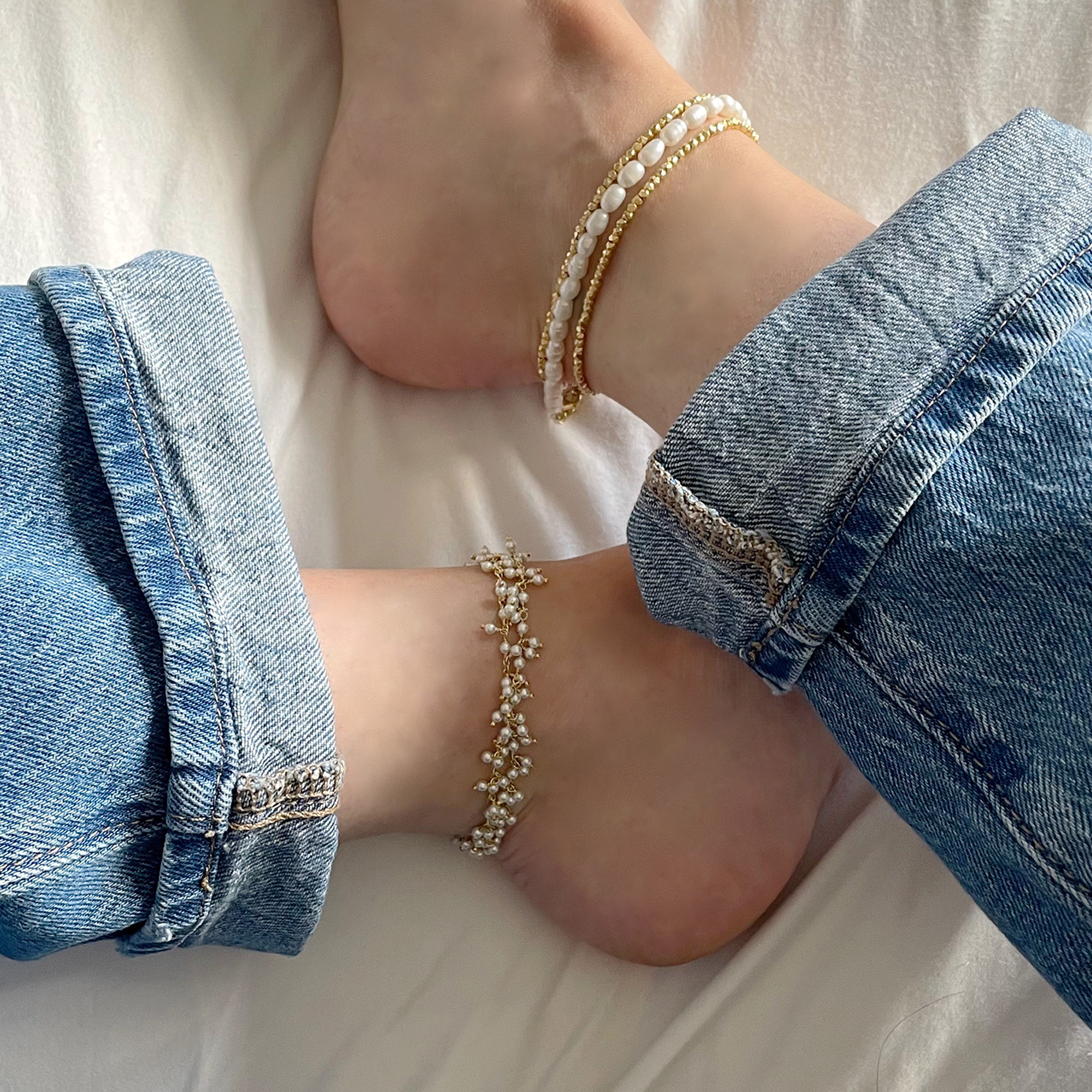 THE CECILIA NUGGET ANKLET
