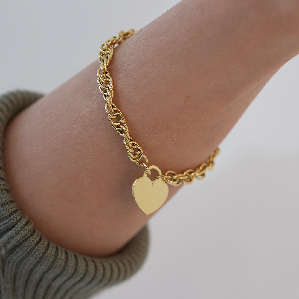 THE HEART LINK BRACELET