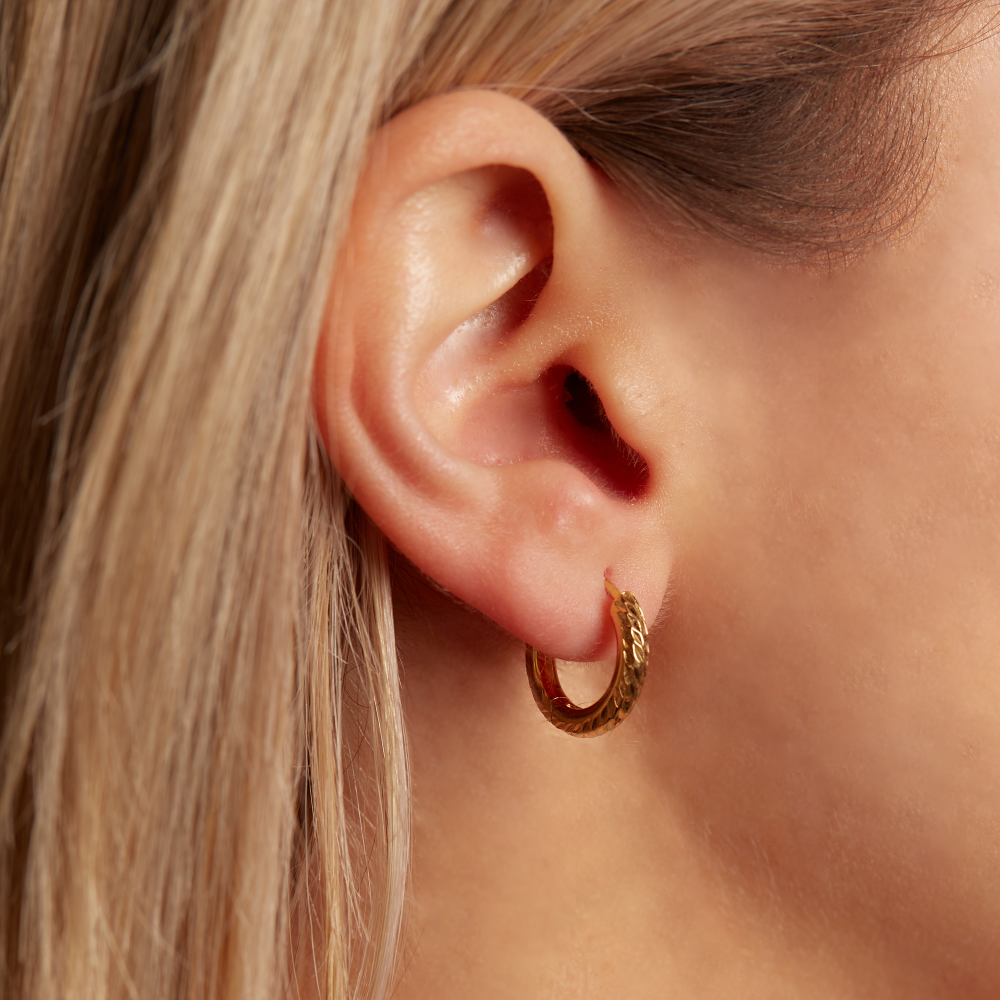 THE SMALL TEXTURED HOOP