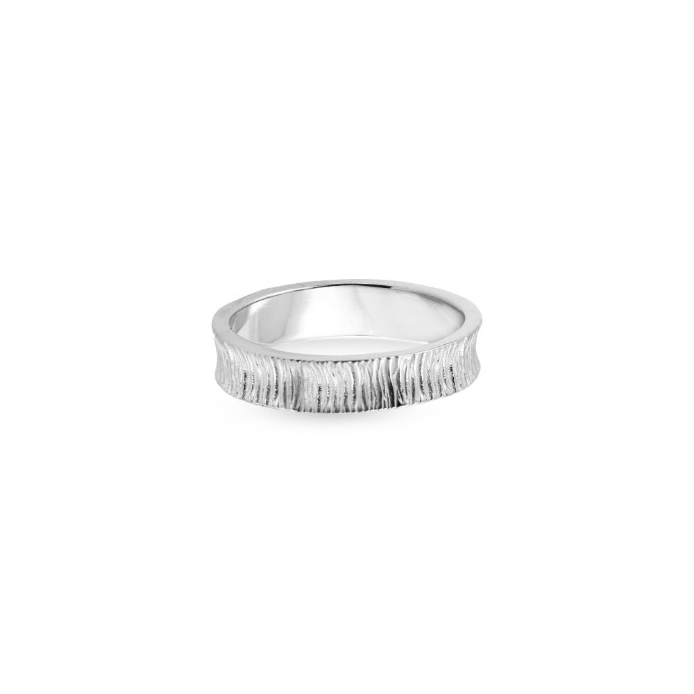 THE TEXTURED BAND RING