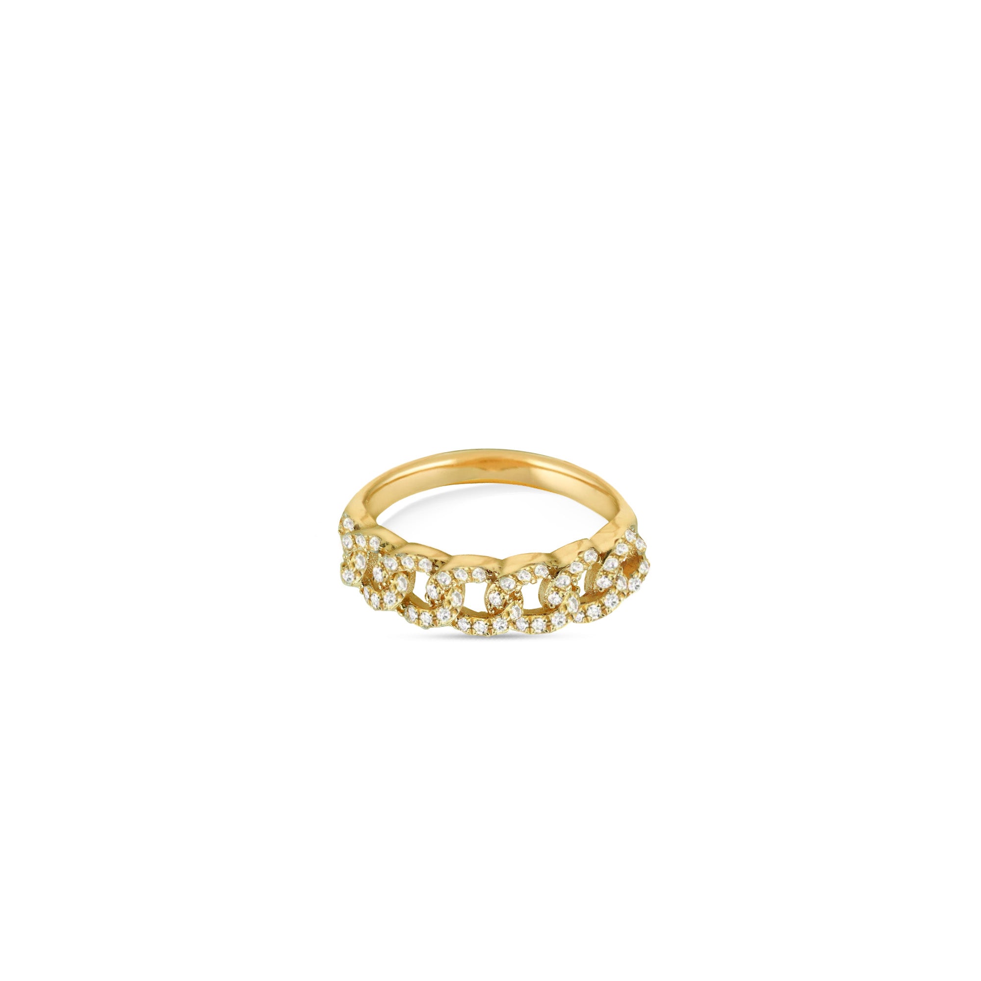 Jolene CZ Chain Ring