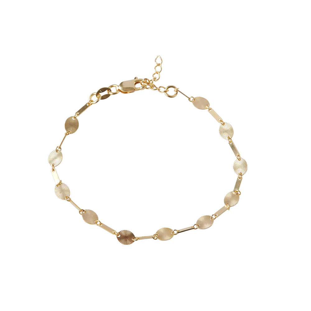 THE OVAL DISC BRACELET