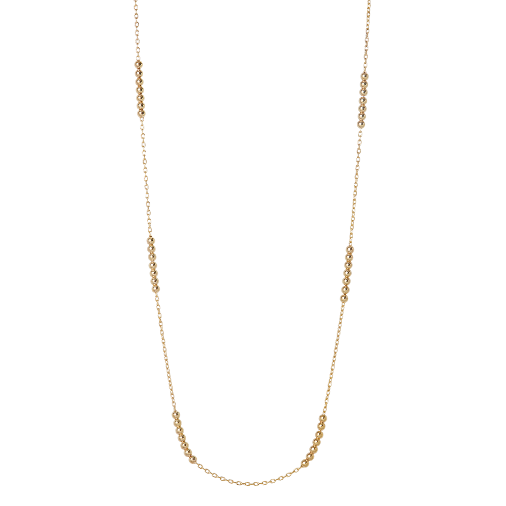 THE BEADED CABLE CHAIN NECKLACE