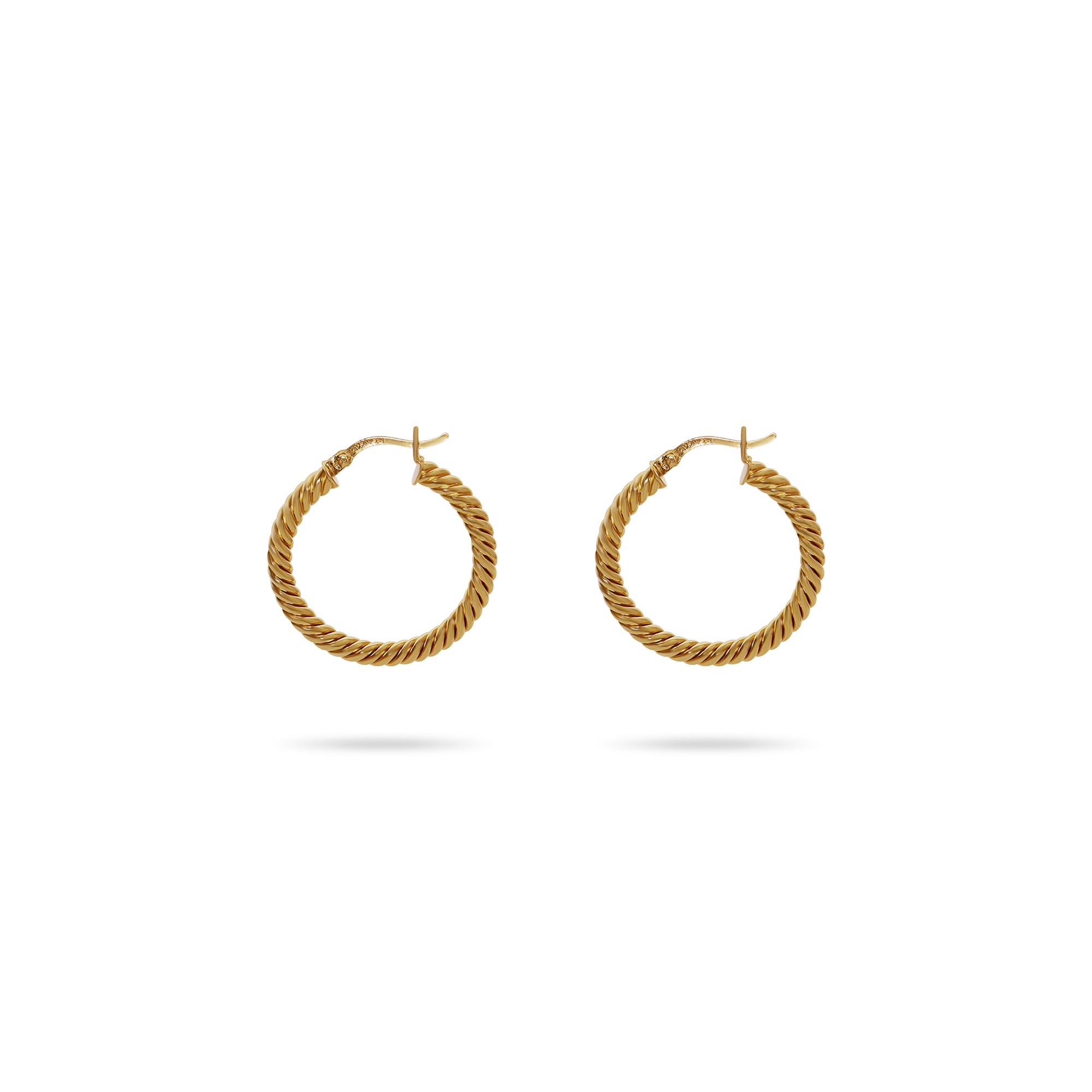 THE ESSENTIAL ROPE HOOP EARRING