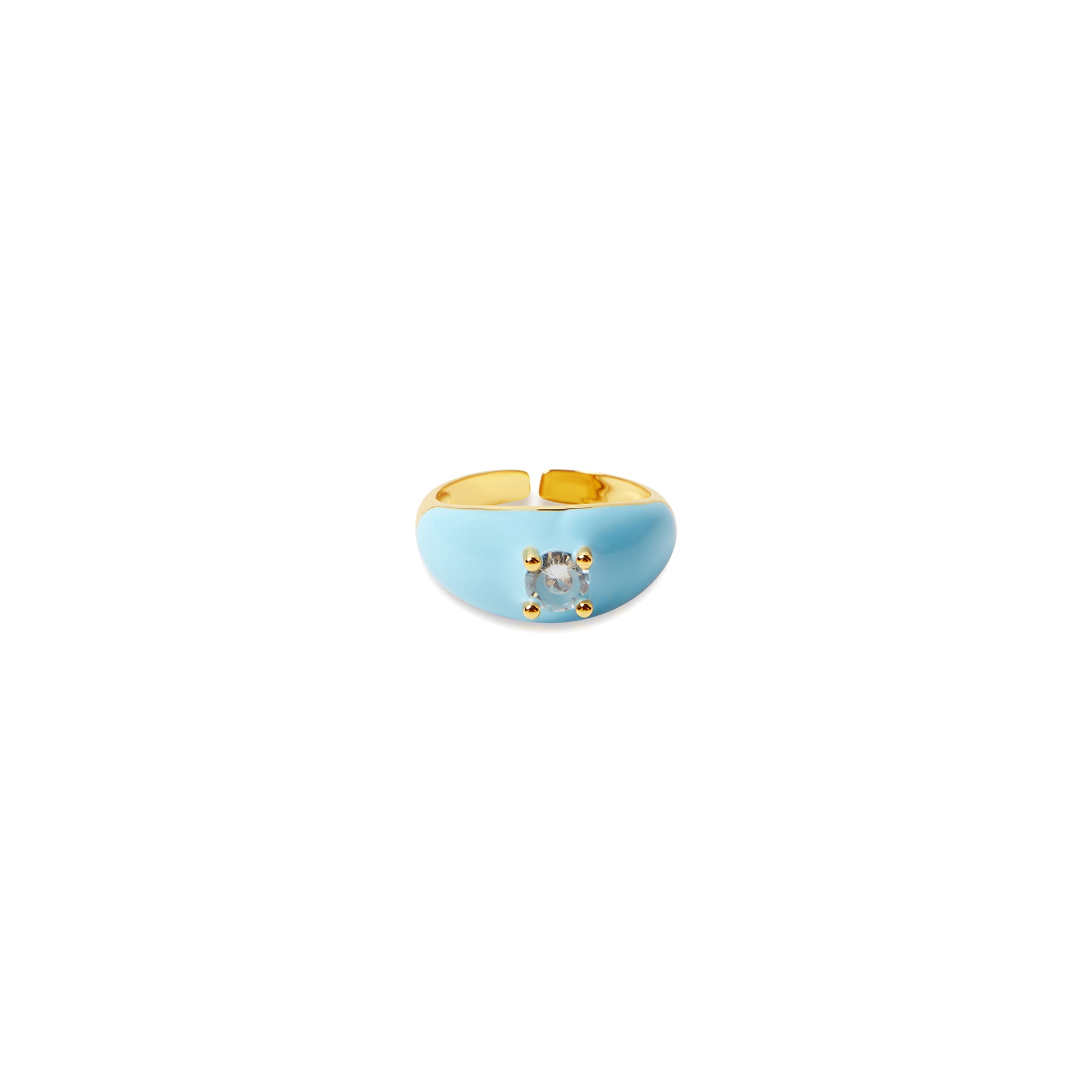 THE ENAMEL CZ RING
