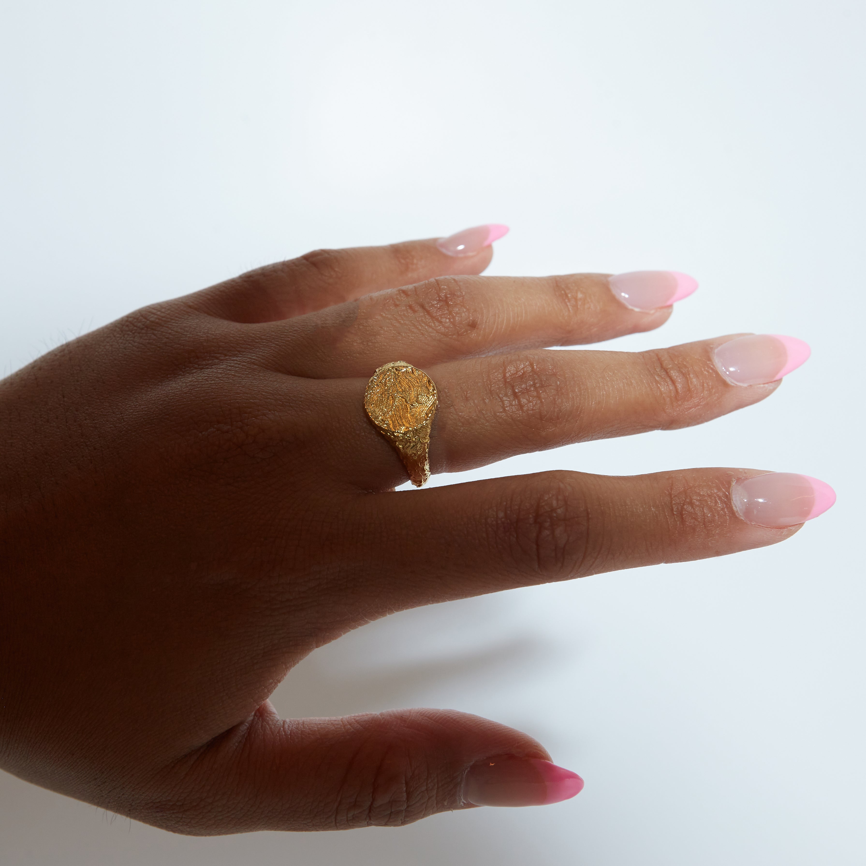 SANDBLASTED ROUND RING