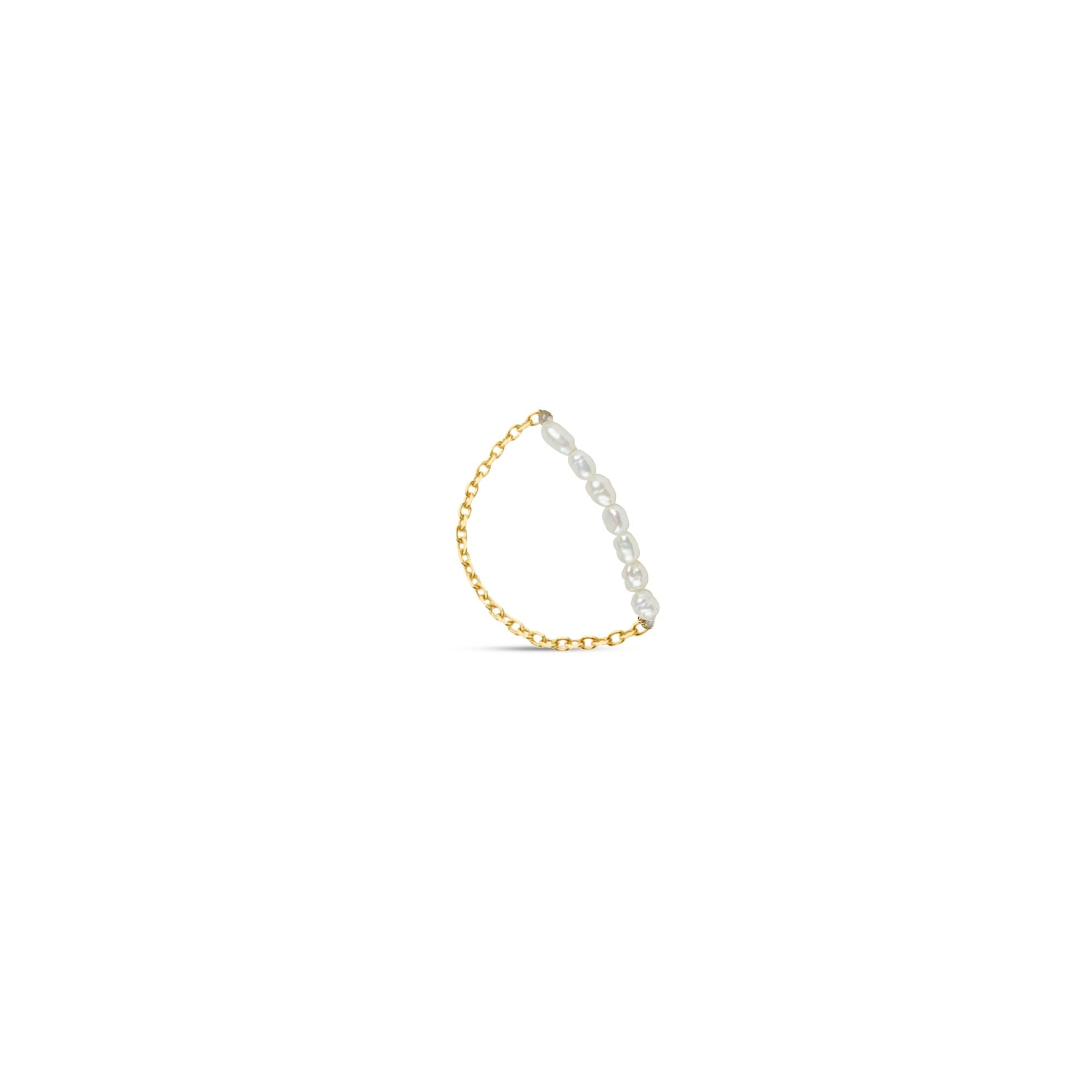 THE PEARL CHAIN RING