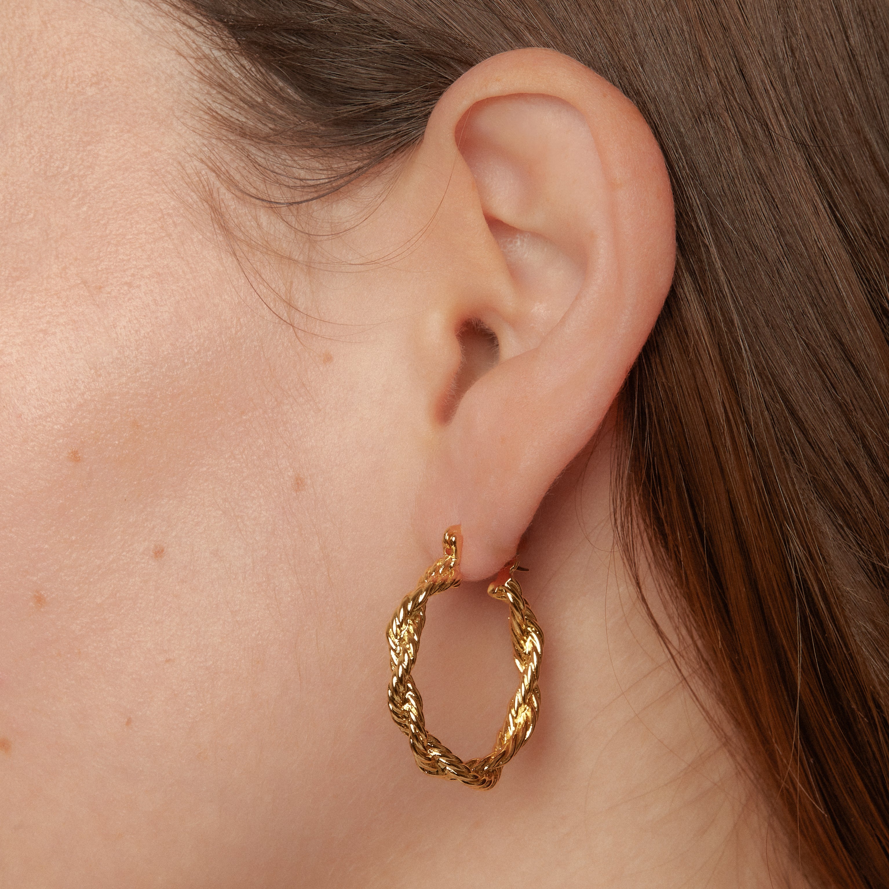 THE TEXTURED ROPE EARRINGS (EMILY DIDONATO X ARGENTO VIVO)