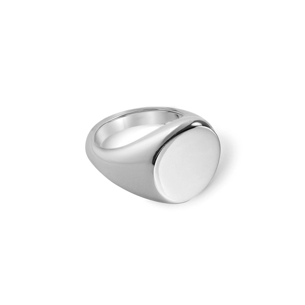 PERSONALIZED ROUND PINKY RING
