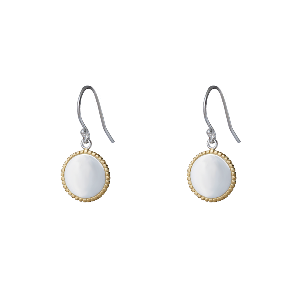 THE ENGRAVABLE CIRCLE PENDANT EARRING
