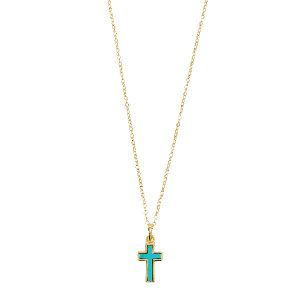 THE CROSS INLAY PENDANT