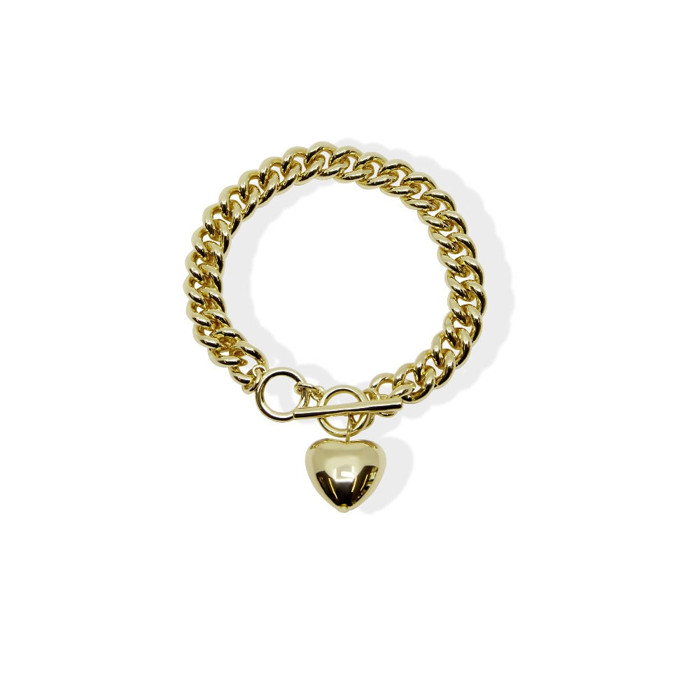 THE GOLD AMOUR CUBAN LINK BRACELET