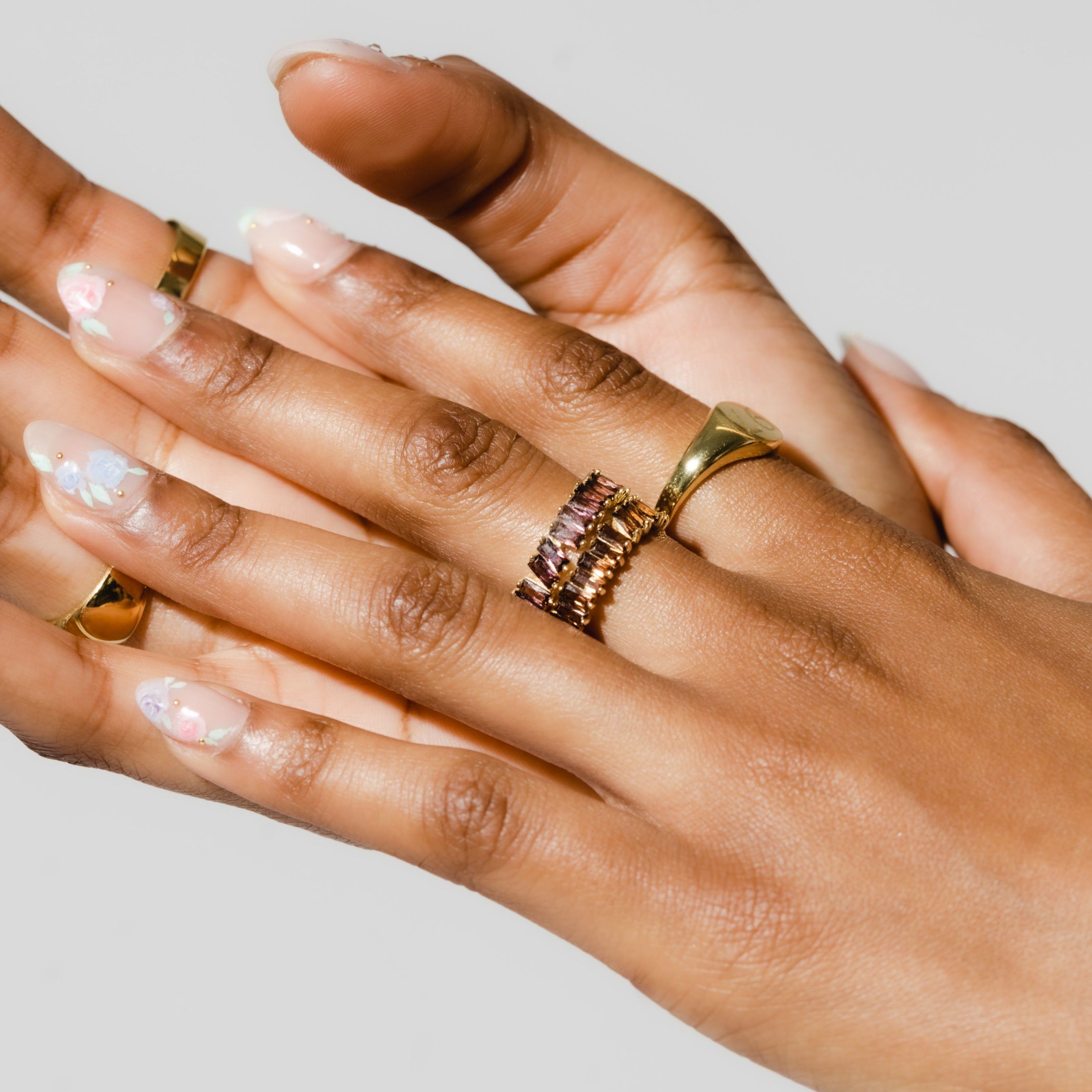 THE AMETHYST KARLA BAGUETTE RING