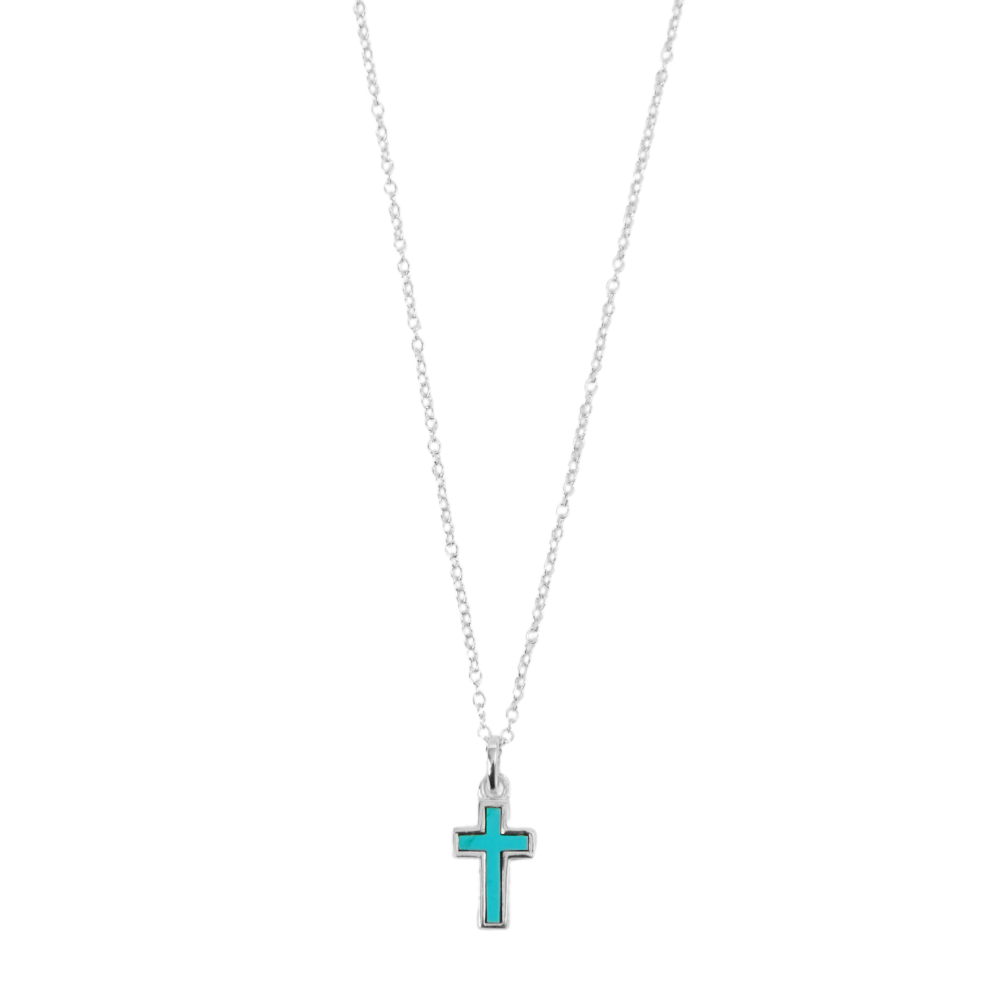 THE CROSS INLAY PENDANT