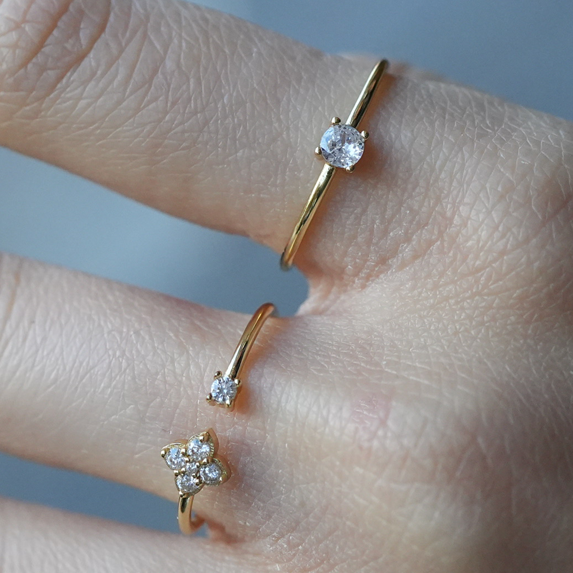 THE CZ DUO RING