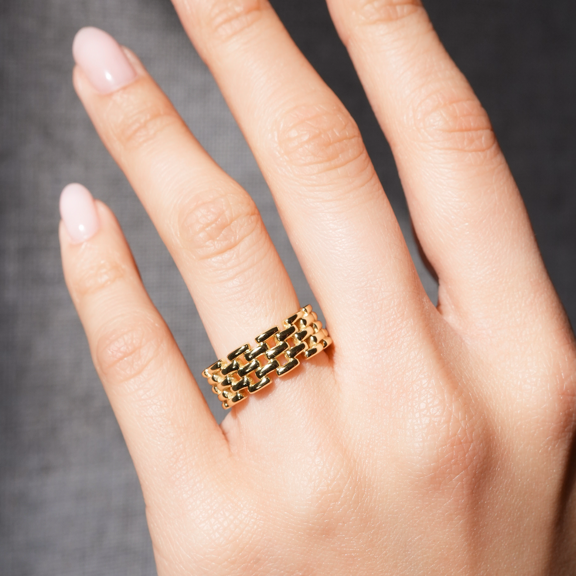 THICK PANTHERA RING