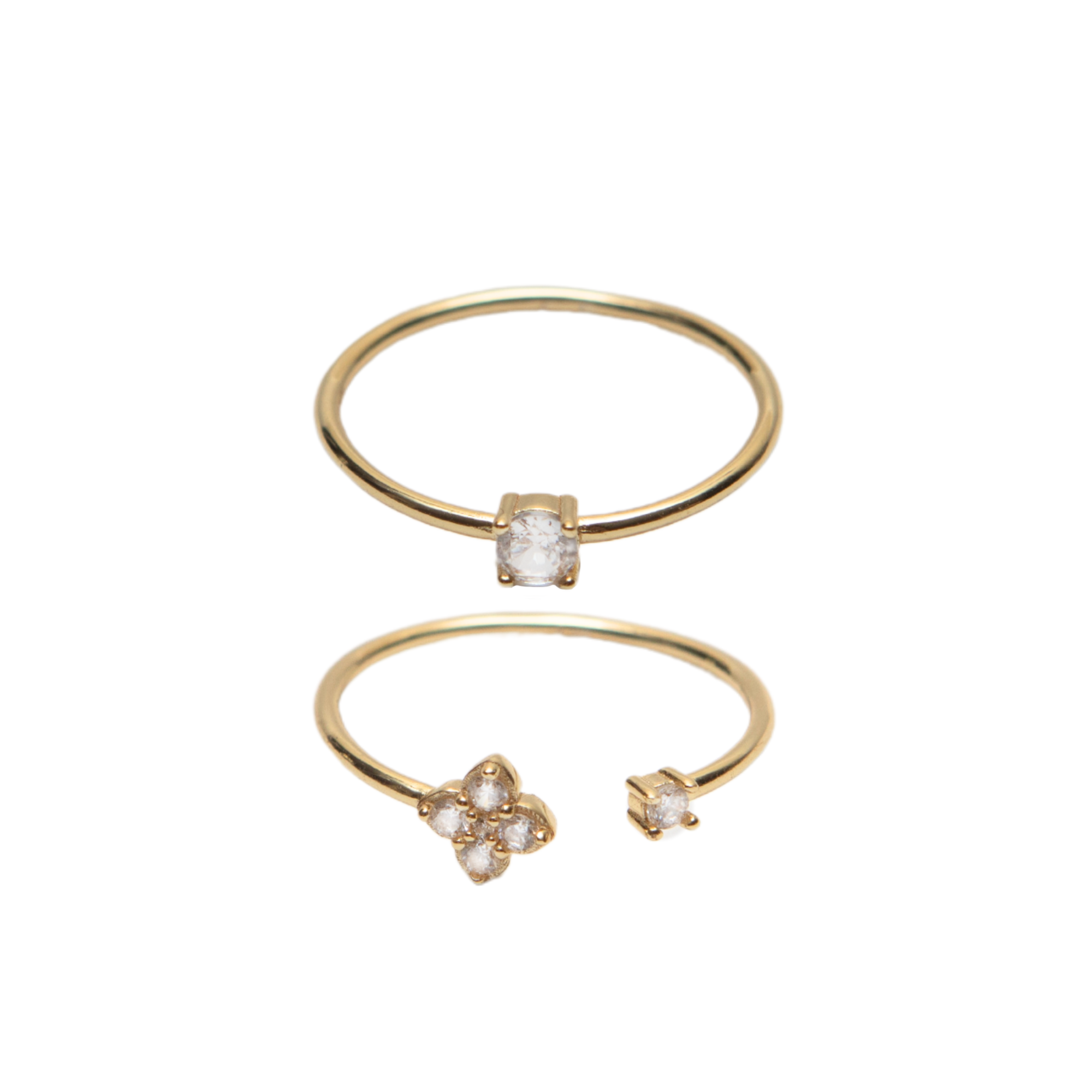 THE CZ DUO RING