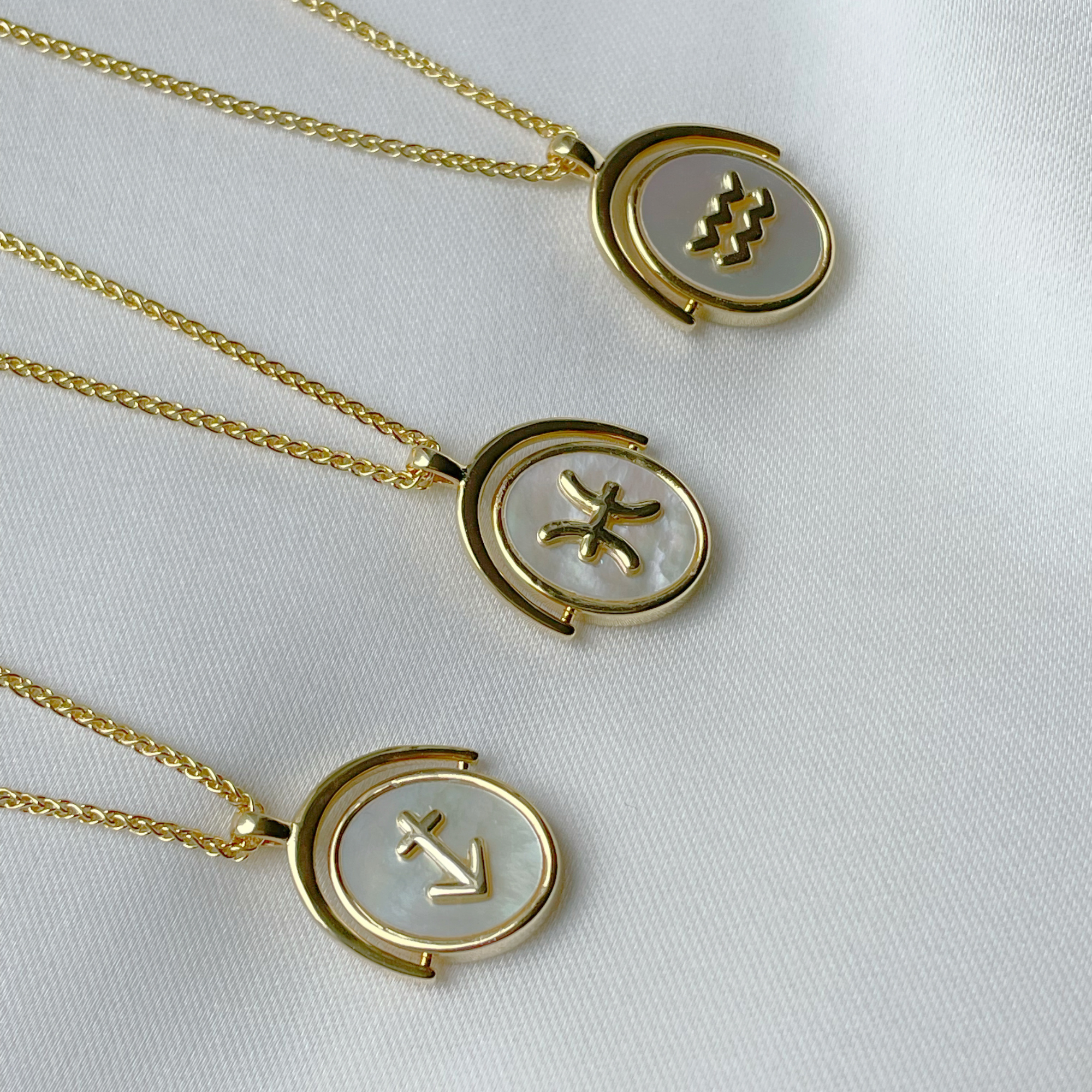 THE ZODIAC SPINNER NECKLACE