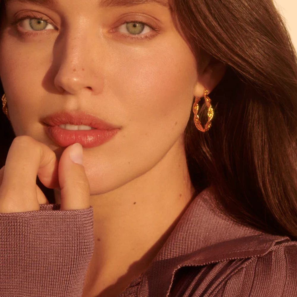 THE TEXTURED ROPE EARRINGS (EMILY DIDONATO X ARGENTO VIVO)