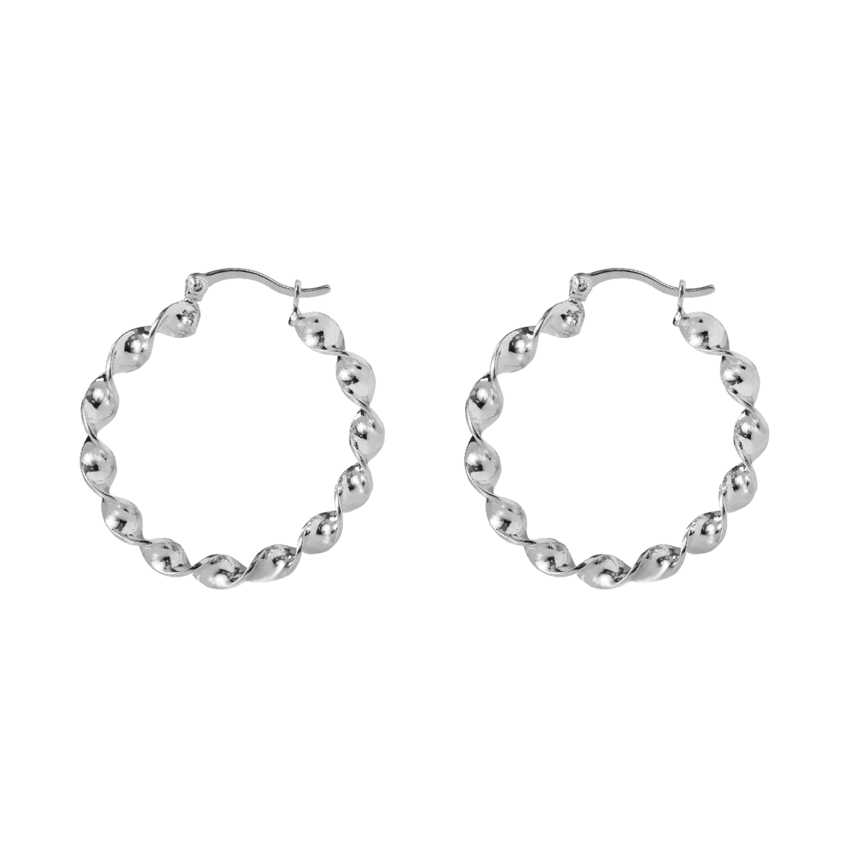 THE TIDAL TWIST HOOP EARRINGS