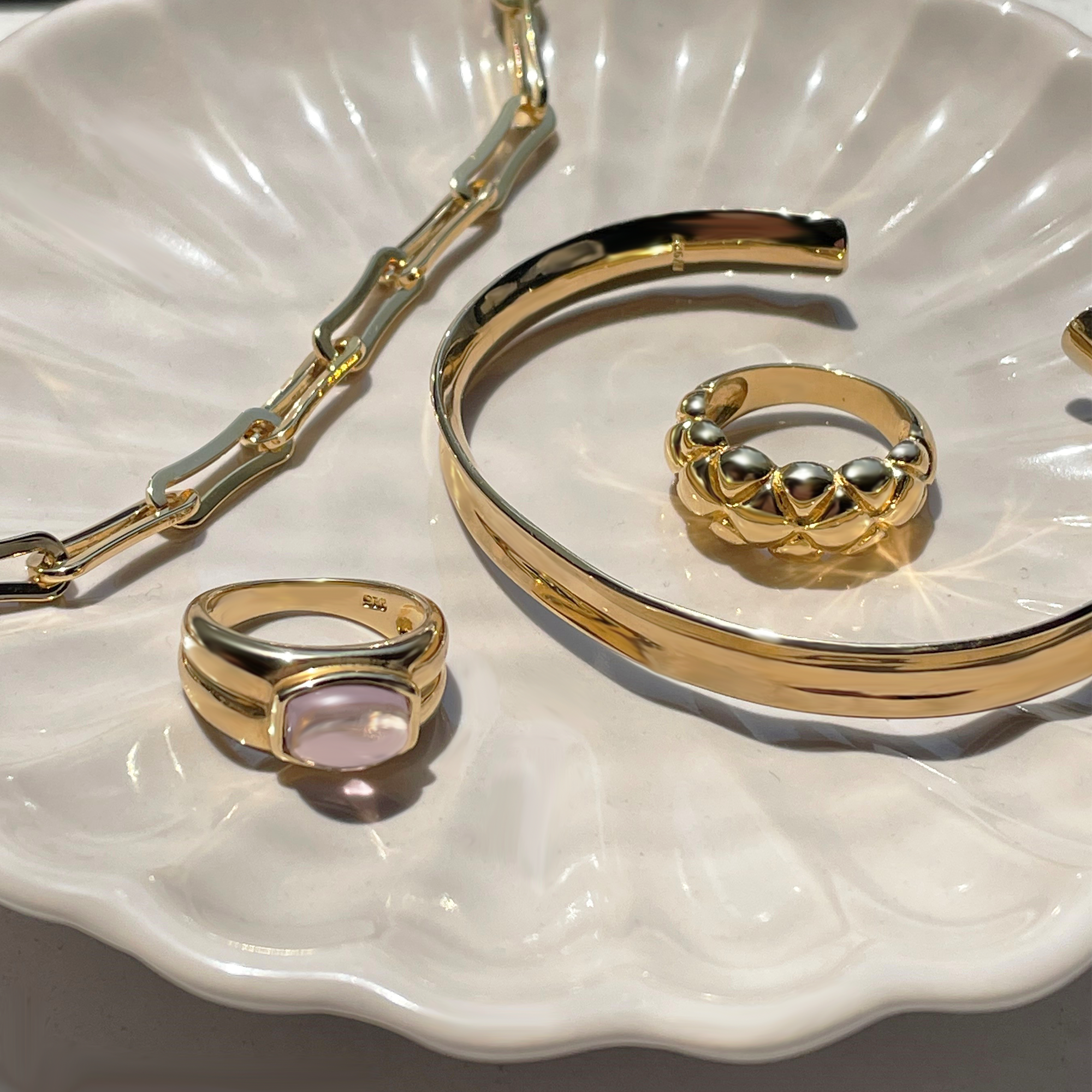 THE DOUBLE DOME GEMSTONE RING