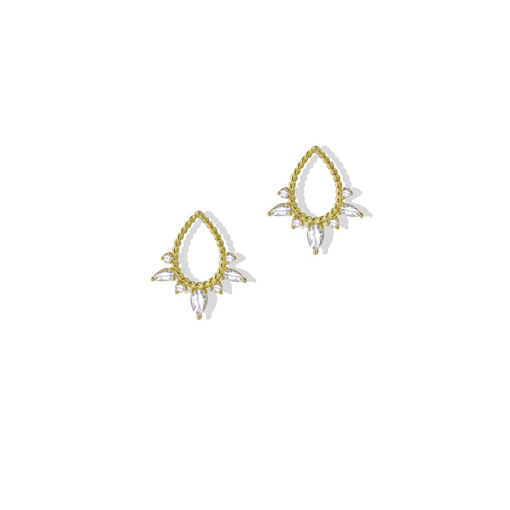 THE OPEN TEAR DROP EARRING