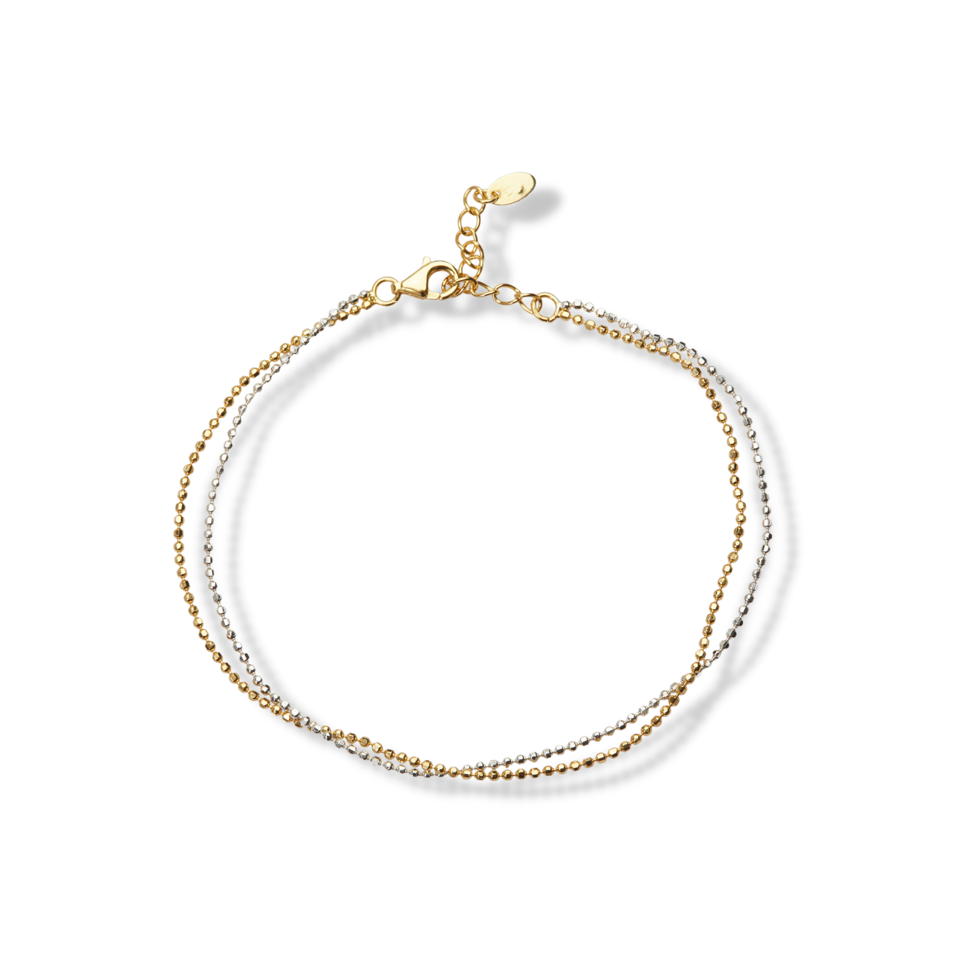 THE TWO TONE LAYERED BRACELET