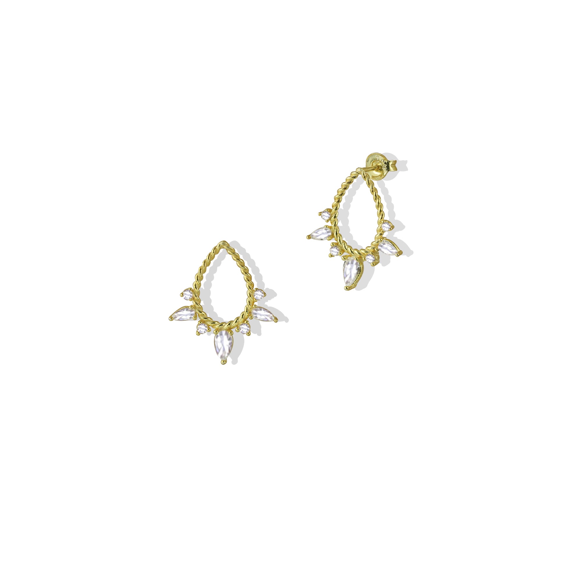 THE OPEN TEAR DROP EARRING