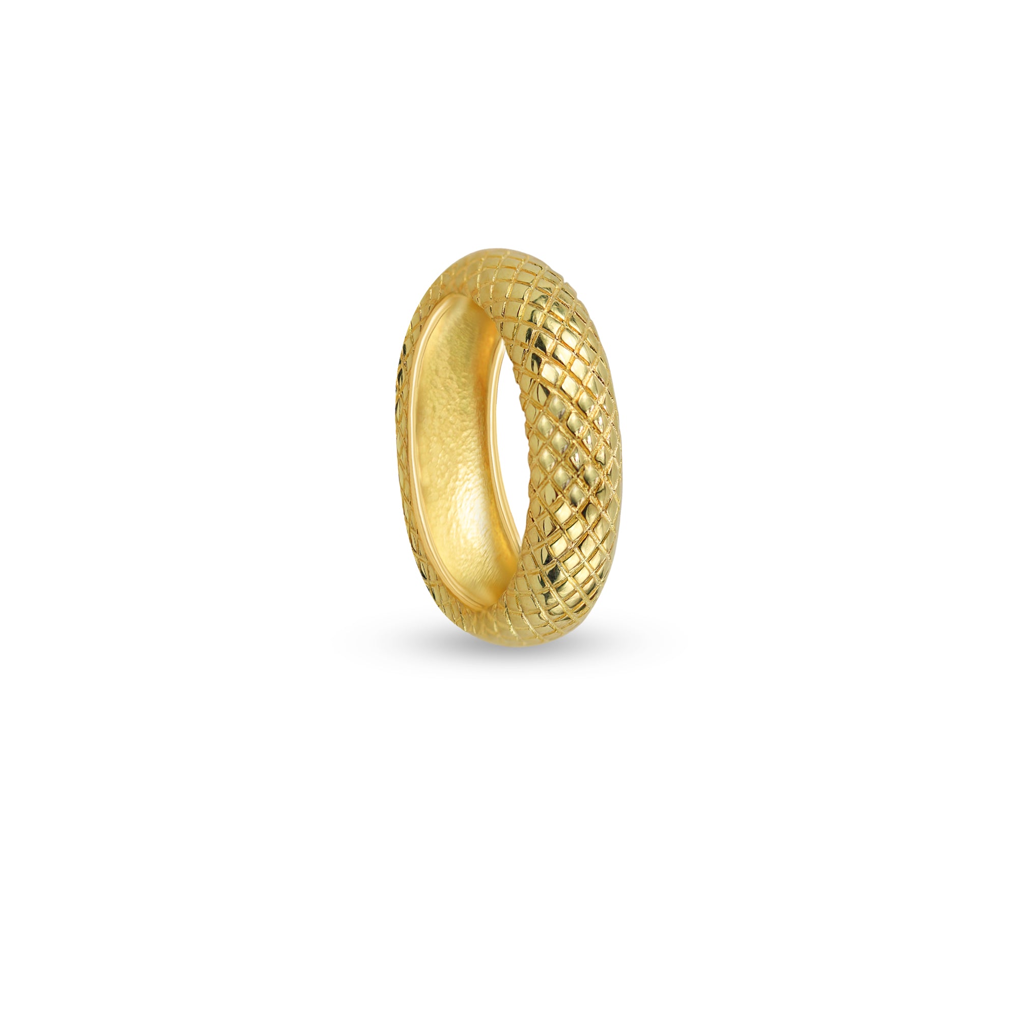 THE TEXTURED CYLINE RING