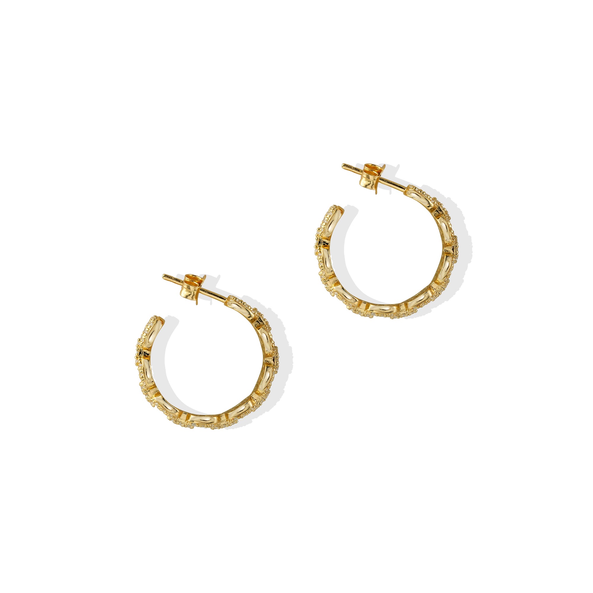 THE CZ CHAIN HOOP