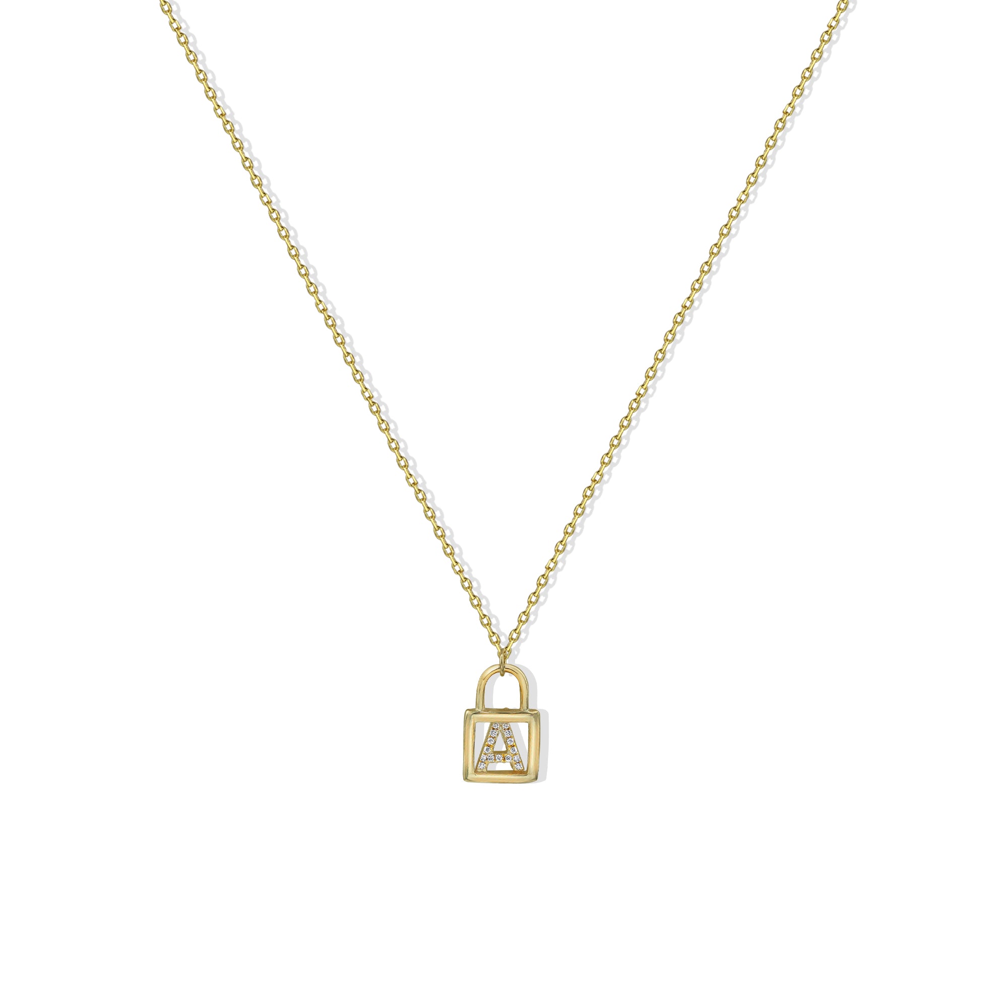 THE INITIAL LOCKET NECKLACE