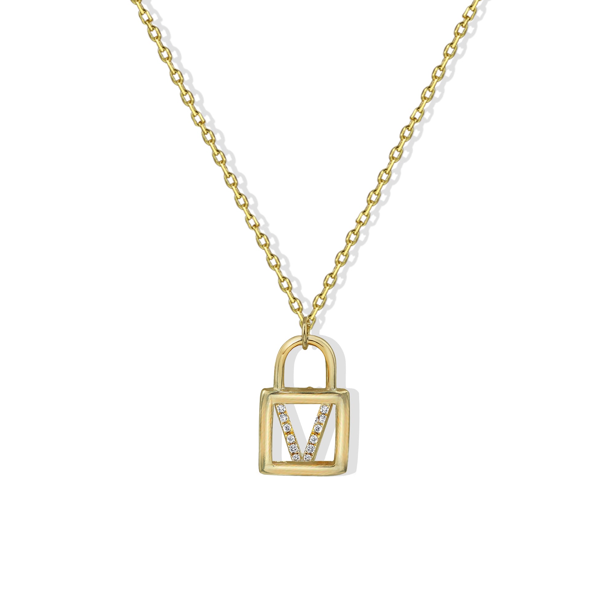 THE INITIAL LOCKET NECKLACE