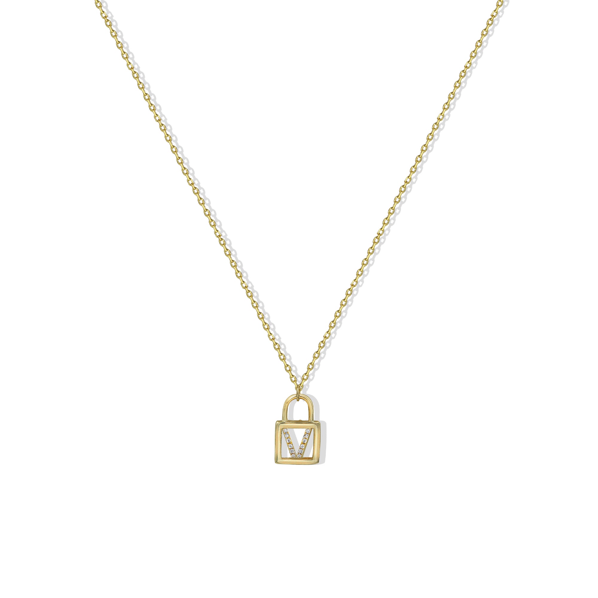 THE INITIAL LOCKET NECKLACE