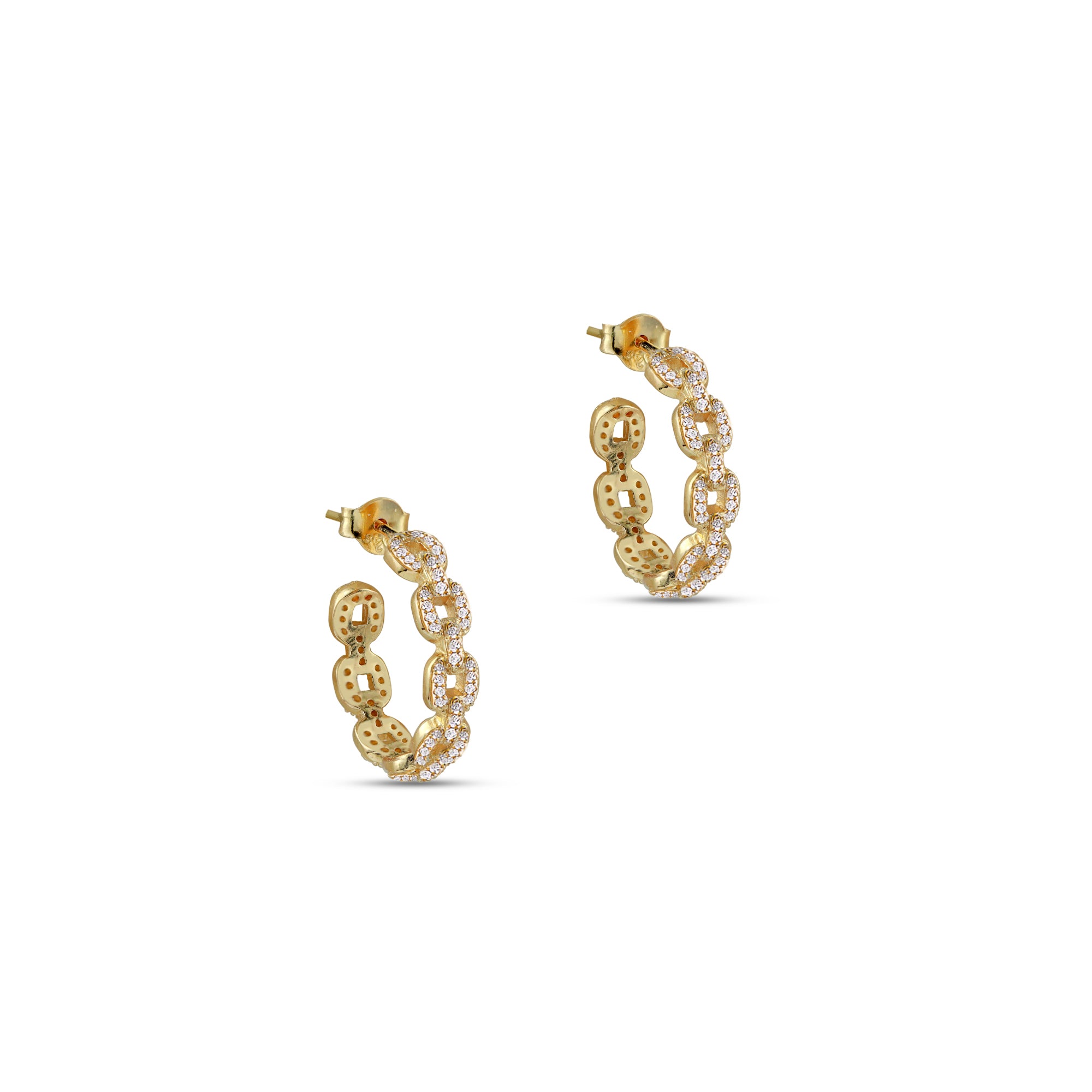THE CZ CHAIN HOOP