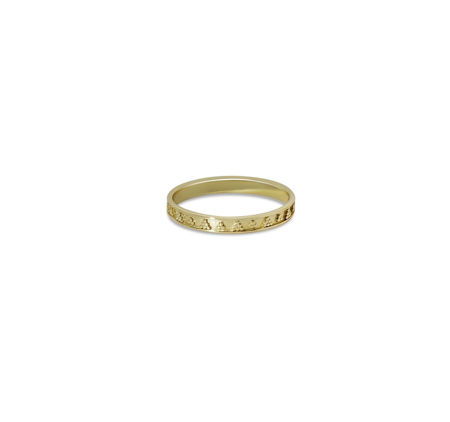 TRIANGLE BEAD RING